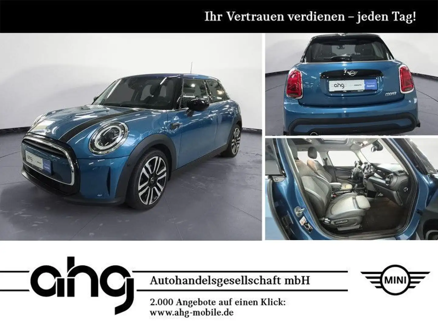 MINI Cooper Classic Trim Navi DSG Panoramadach Blueto Blau - 1