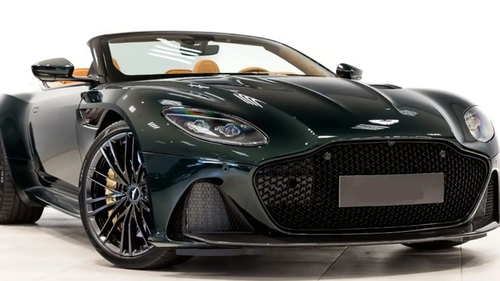 Aston Martin DBS Superleggera Volante zelena - 1