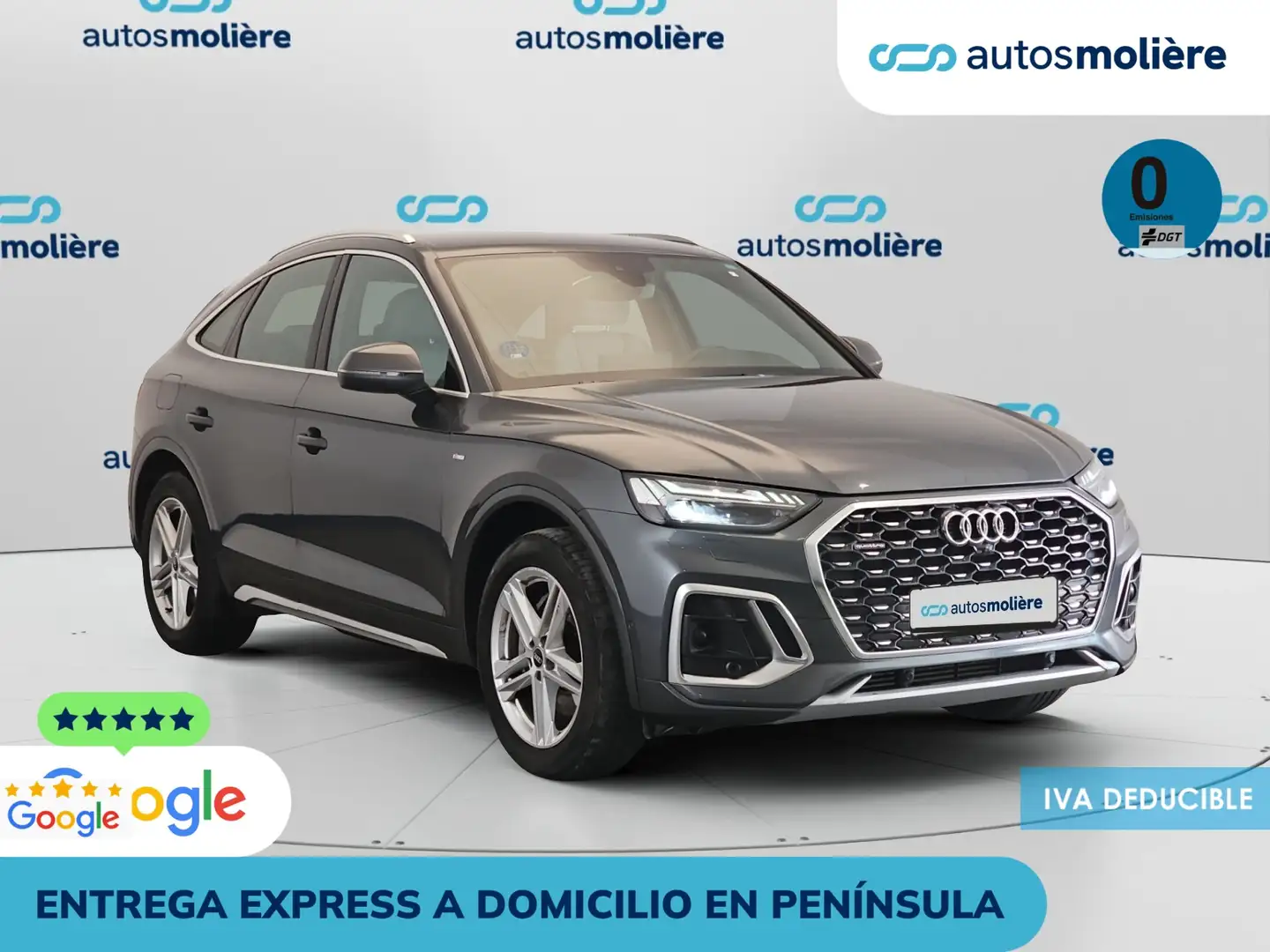 Audi Q5 50 TFSIe S line quattro-ultra S tronic Gris - 2