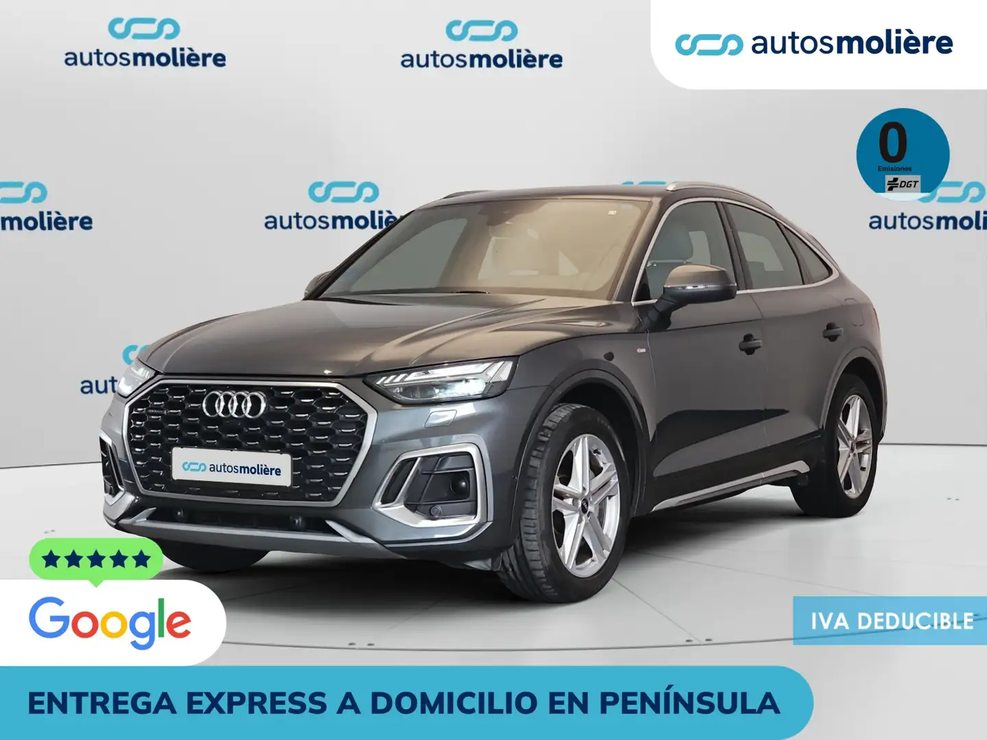Audi Q5 50 TFSIe S line quattro-ultra S tronic Gris - 1