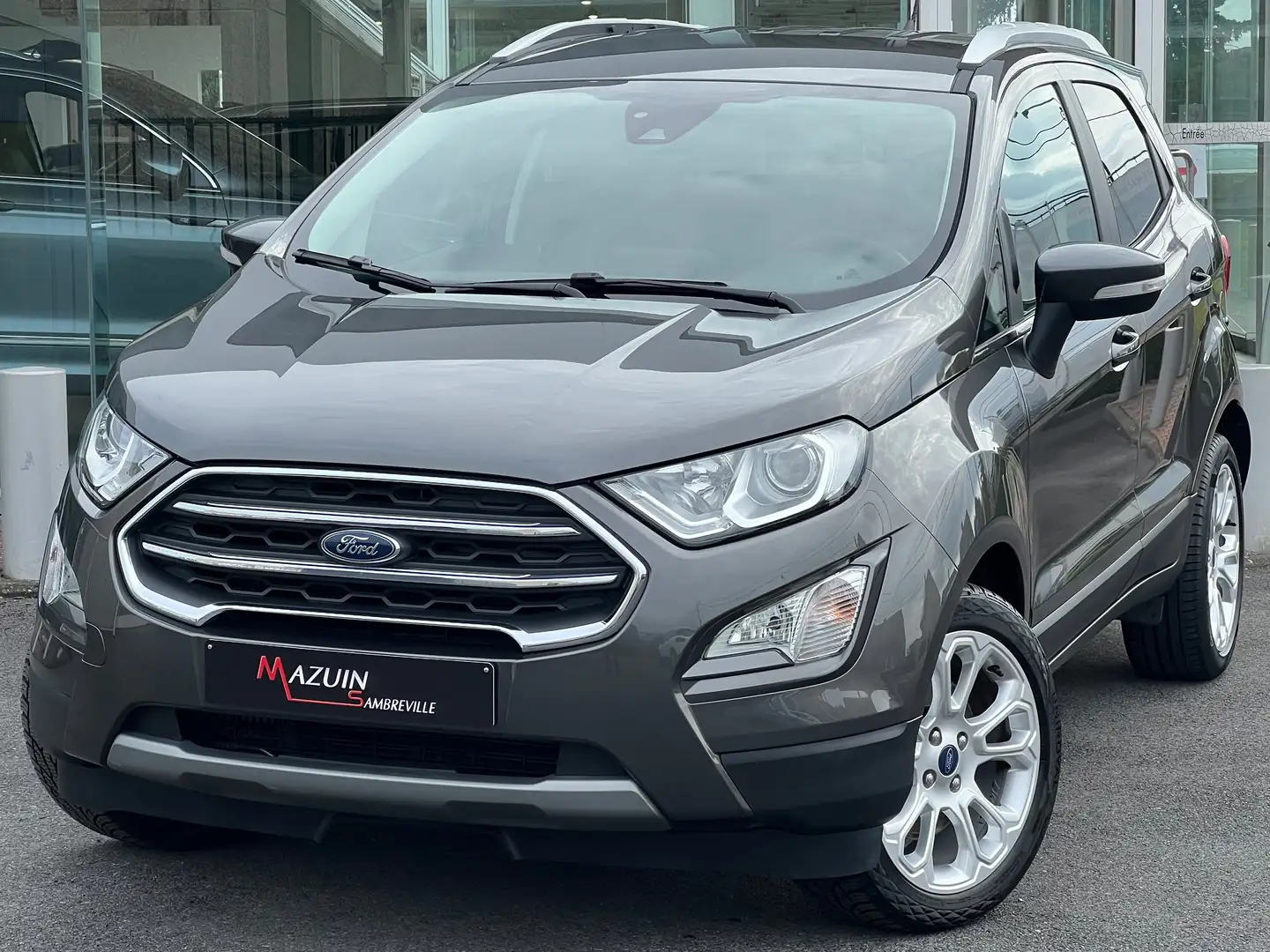 Ford EcoSport 1.0 EcoBoost Titanium * 125 Cv * Carnet Complet * Gris - 1