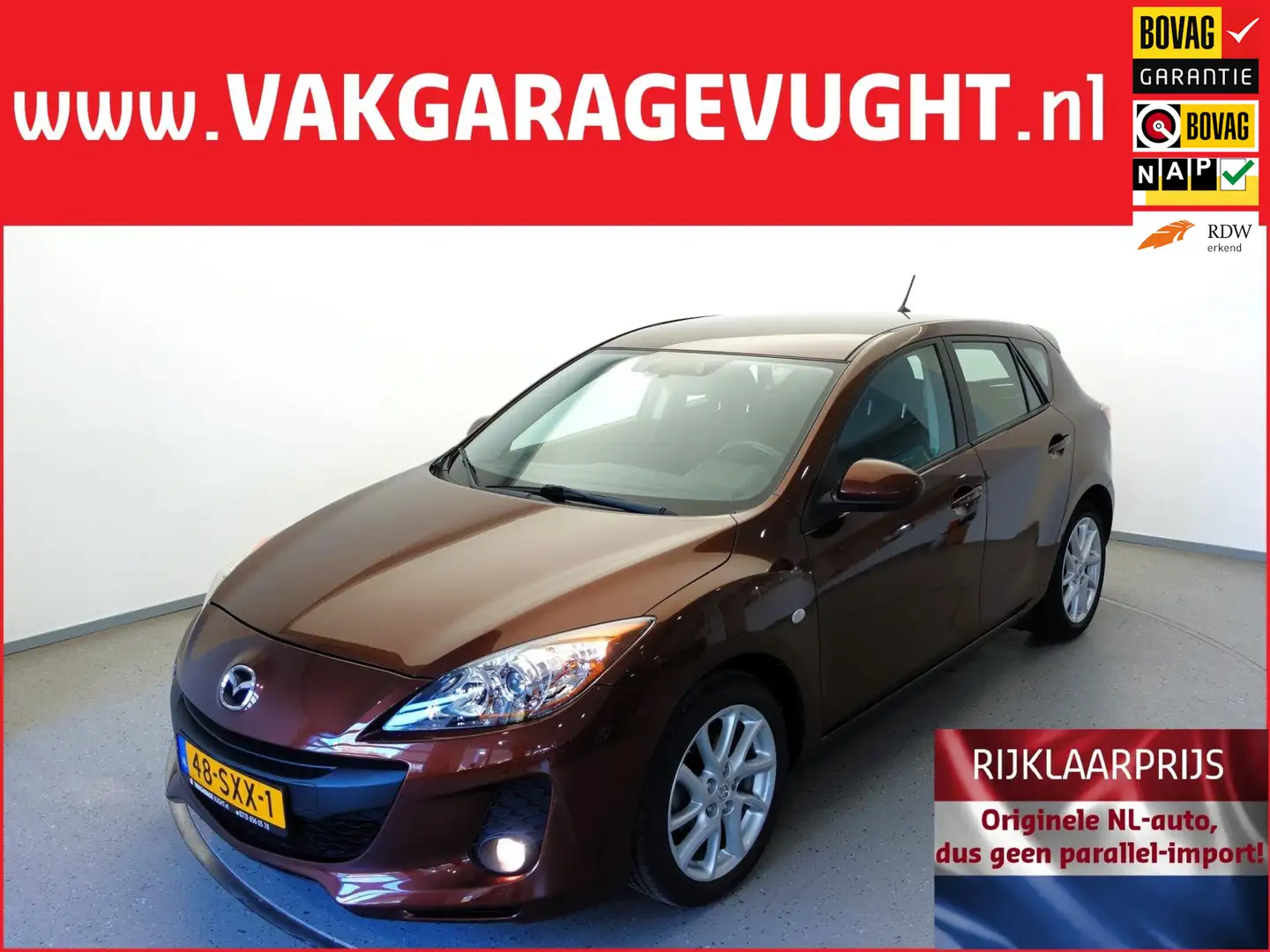 Mazda 3 1.6i-16V 105pk TS Plus Navigator 27dkm! Bruin - 1