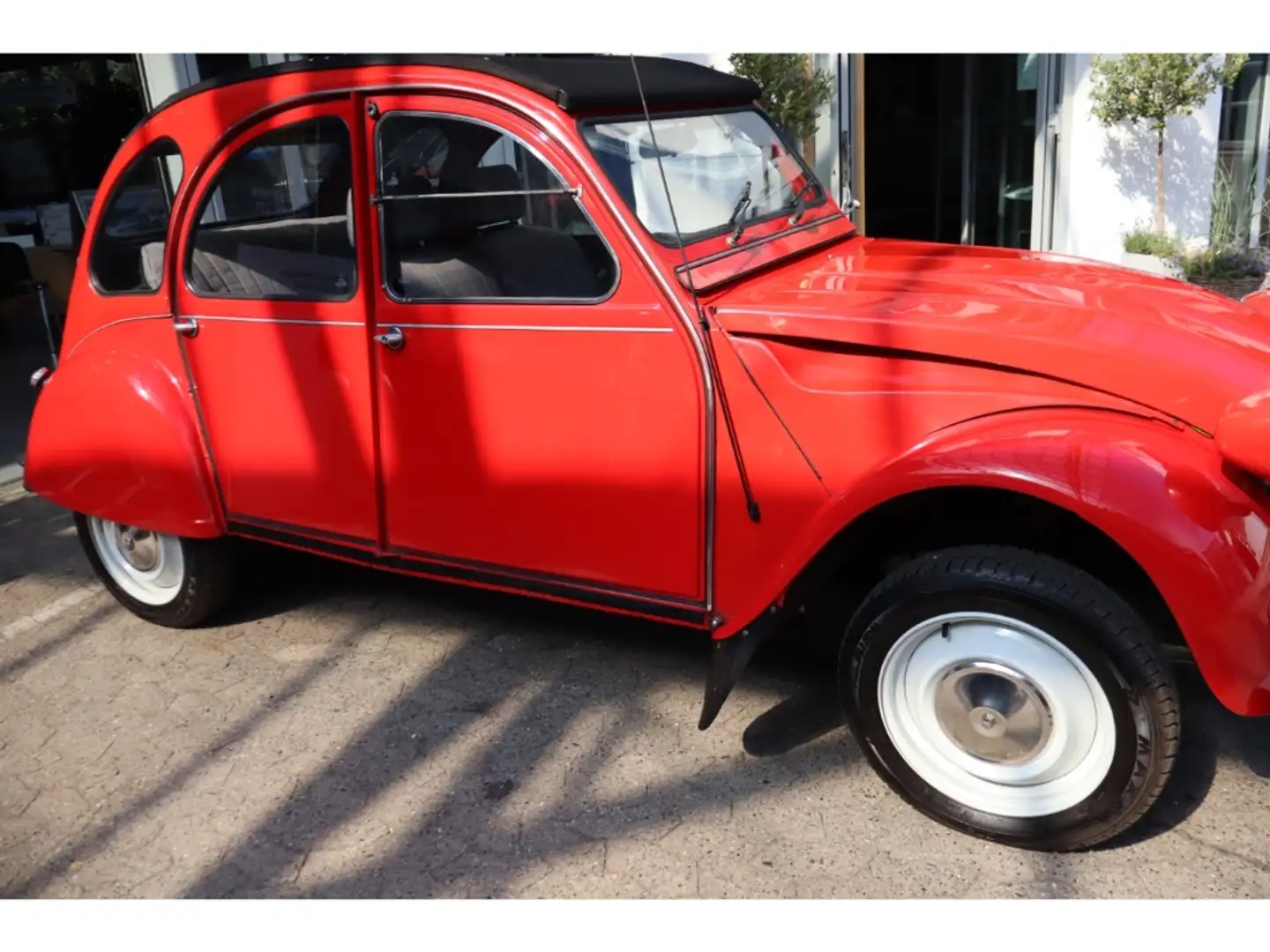 Citroen 2CV Club H-Kennzeichen Restauriert Fahrbereit Rot - 2