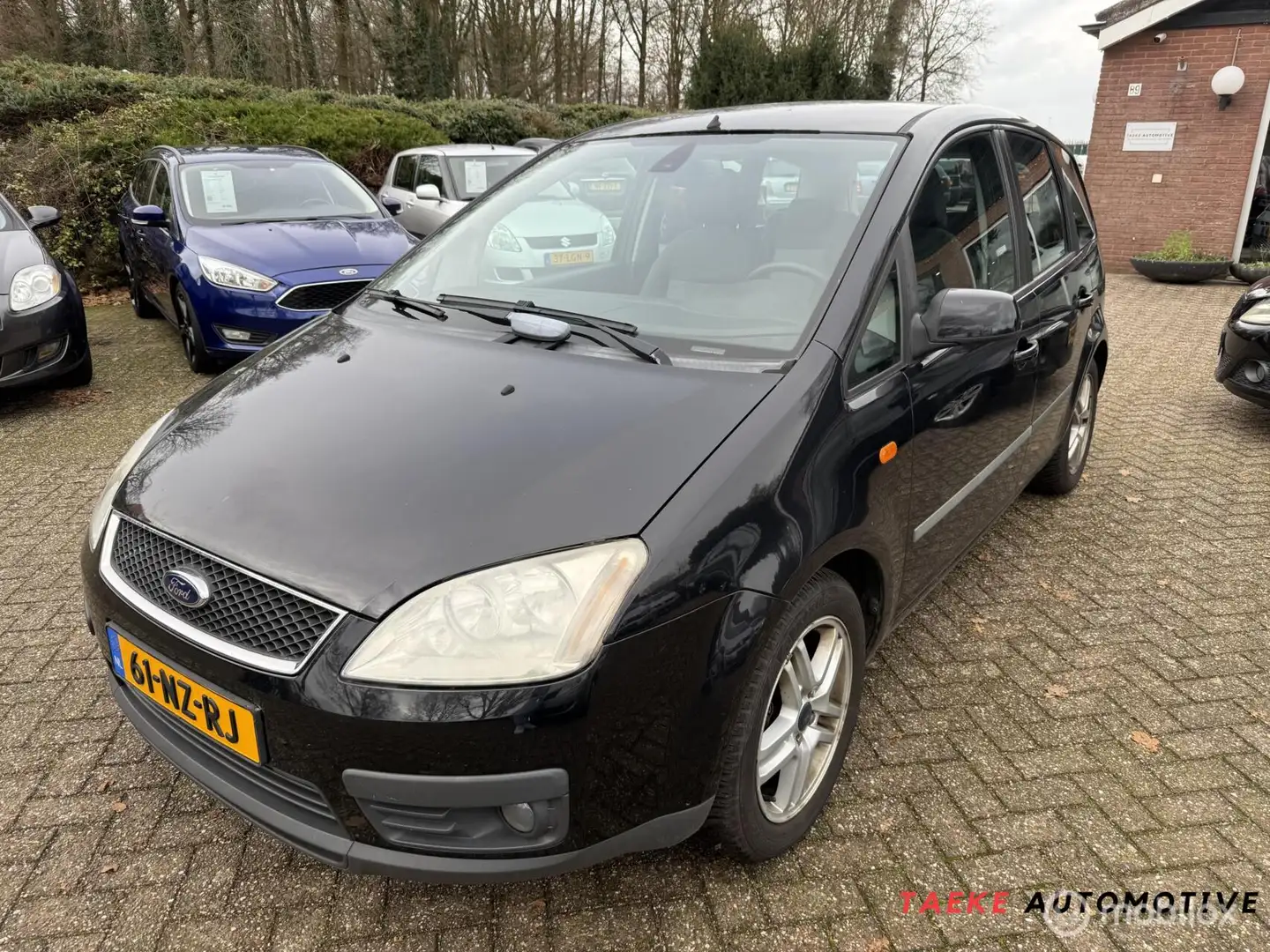 Ford Focus C-Max 1.8-16V First Edition Airco/Cruise Zwart - 1