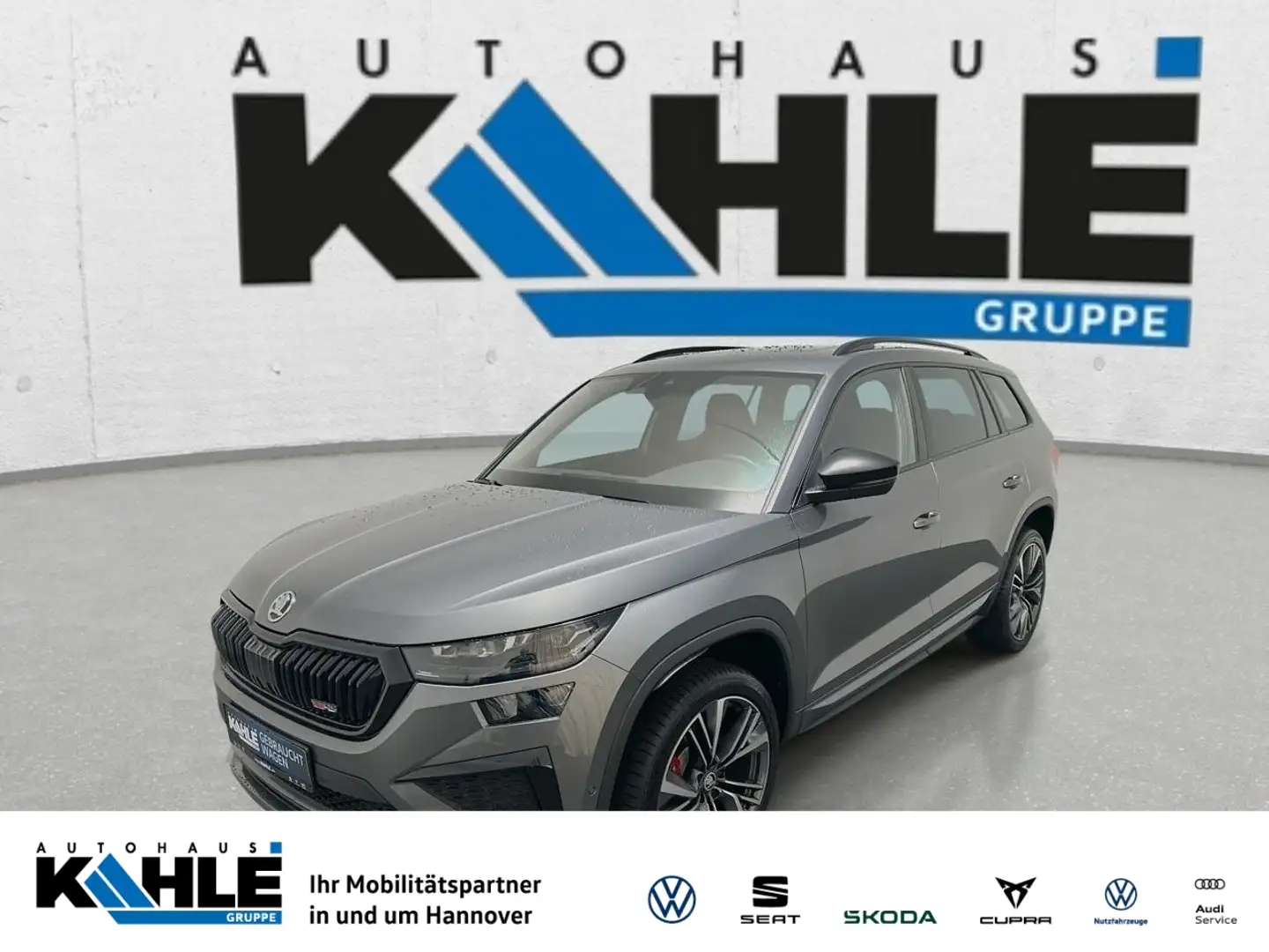 Skoda Kodiaq KODIAQ RS TS180/2.0A7A Matrix Pano ACC Gris - 1