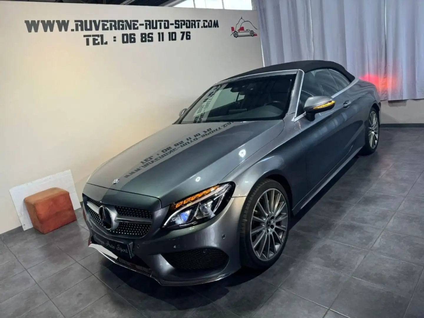 Mercedes-Benz C 220 CABRIOLET Cabriolet 220 d 9G-Tronic Fascination Gris - 1