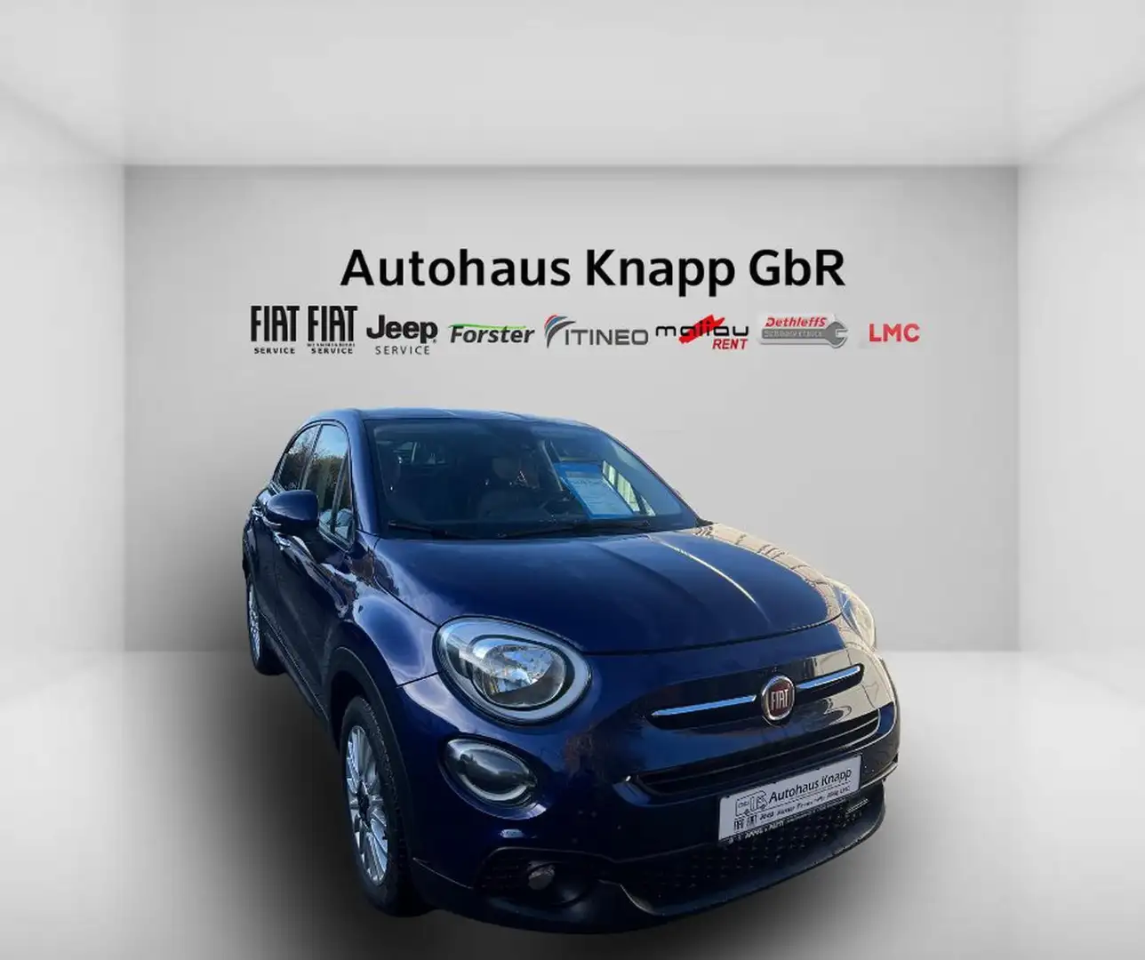 Fiat 500X 1,0 GSE Navigation, Teilleder, TOP ZUSTAND! Blu/Azzurro - 2