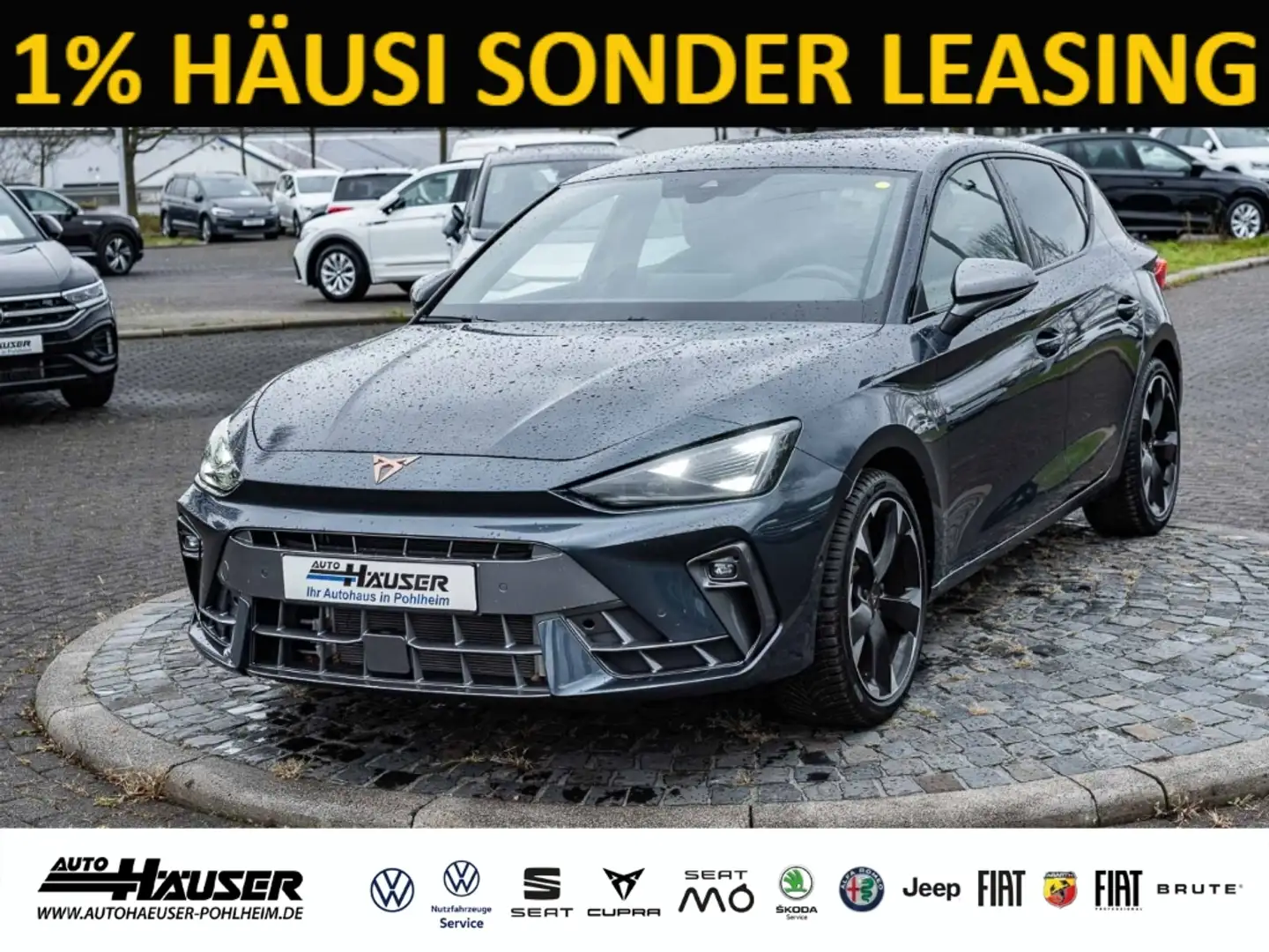 CUPRA Leon 1.5 eTSI DSG NAVI KAMERA PARK ACC LED FULL-LINK Grau - 1