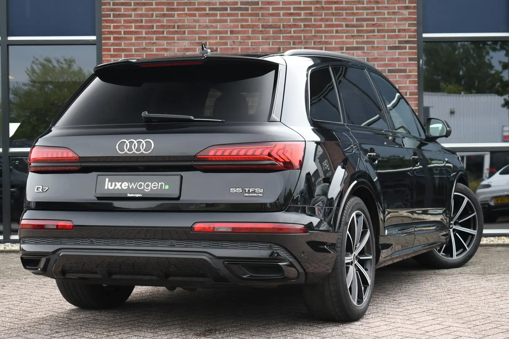 Audi Q7 55 TFSI quattro grijs-kenteken Pano 360-cam 21inch Negru - 2