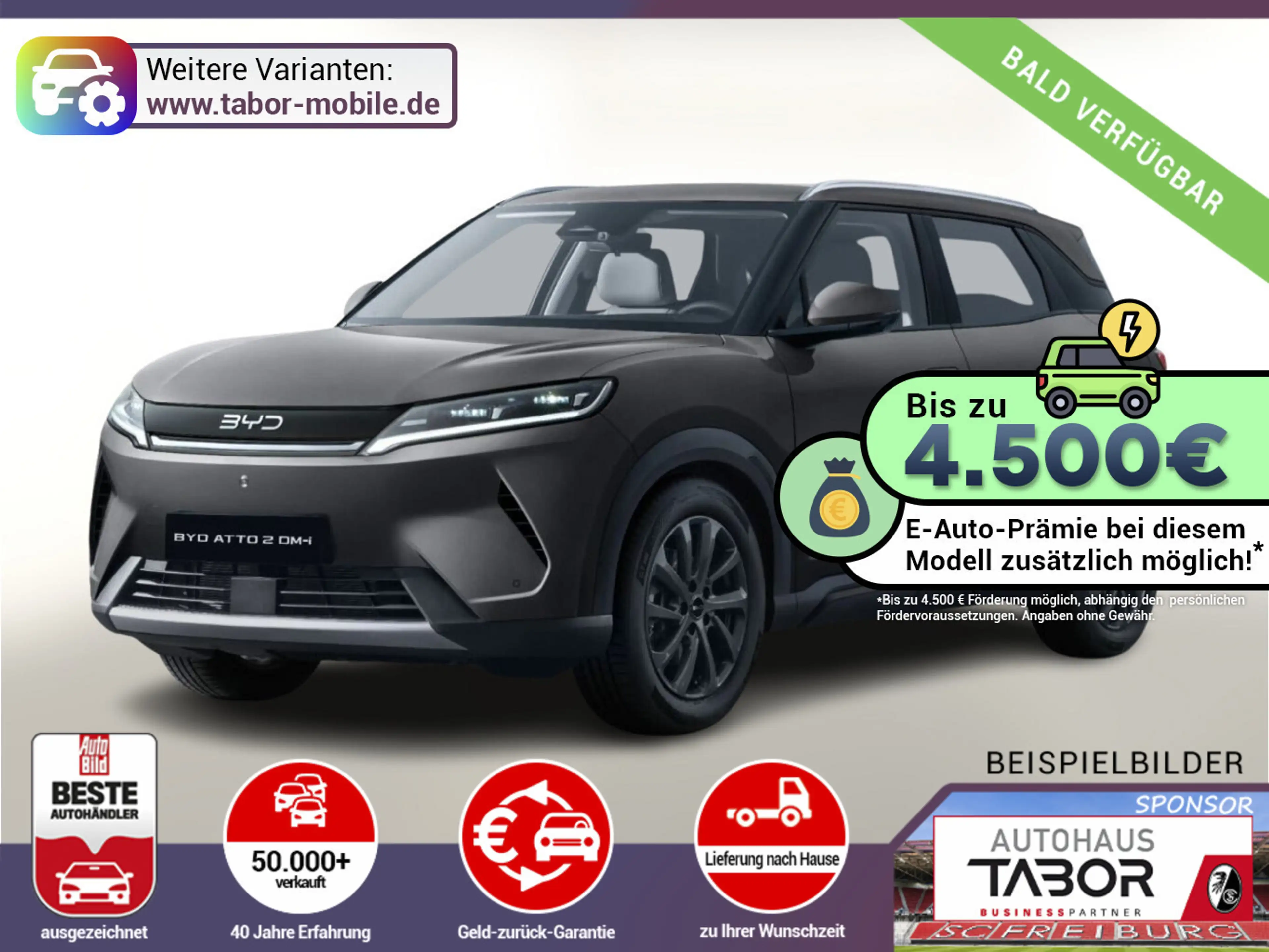 BYD Atto 2 DM-i Boost FÖRDERF 90kmReichw UVP-30%*