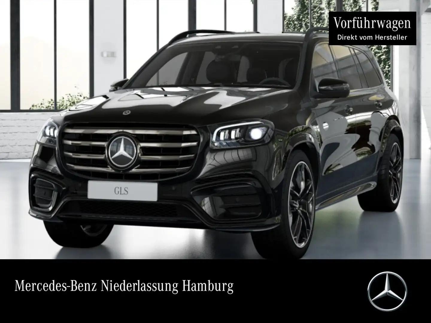Mercedes-Benz GLS 350 d 4M AMG+NIGHT+PANO+360+AHK+MULTIBEAM+HUD Schwarz - 1