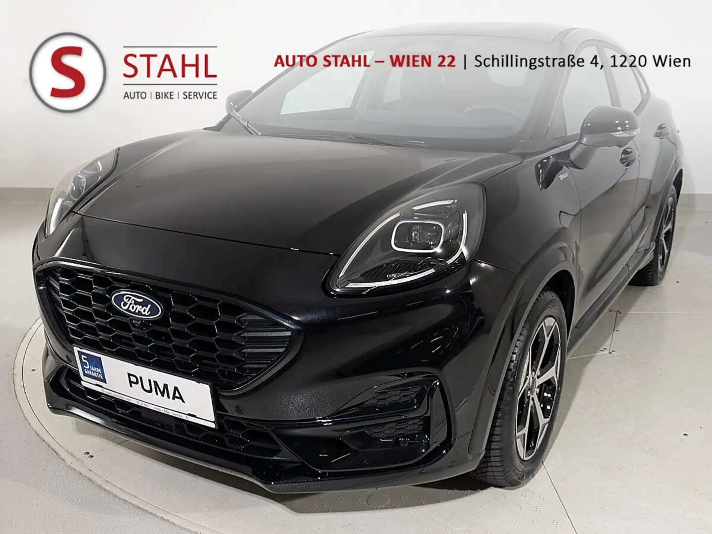 Ford Puma 1,0 EcoBoost Hybrid ST-Line Aut. *Ganzjahresräder* Schwarz - 1