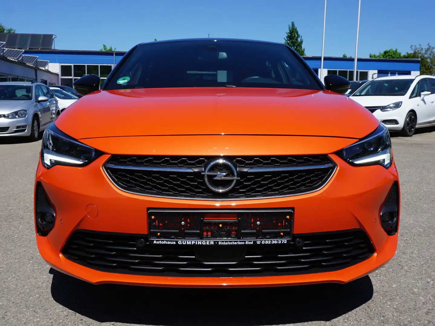 Opel Corsa-e Ultimate !! Dach schwarz !! Keyless !! Kamera !! Orange - 2