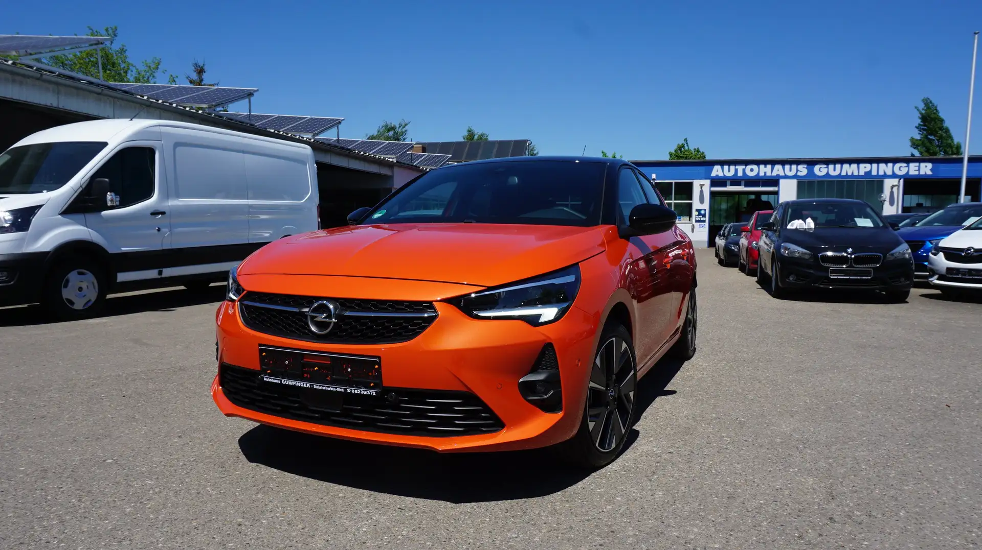 Opel Corsa-e Ultimate !! Dach schwarz !! Keyless !! Kamera !! Orange - 1