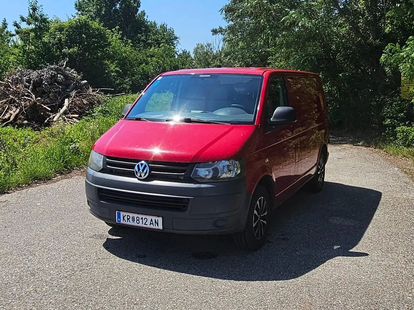 Volkswagen T5 Transporter HD-Kastenwagen LR 2,0 TDI D-PF Rot - 2