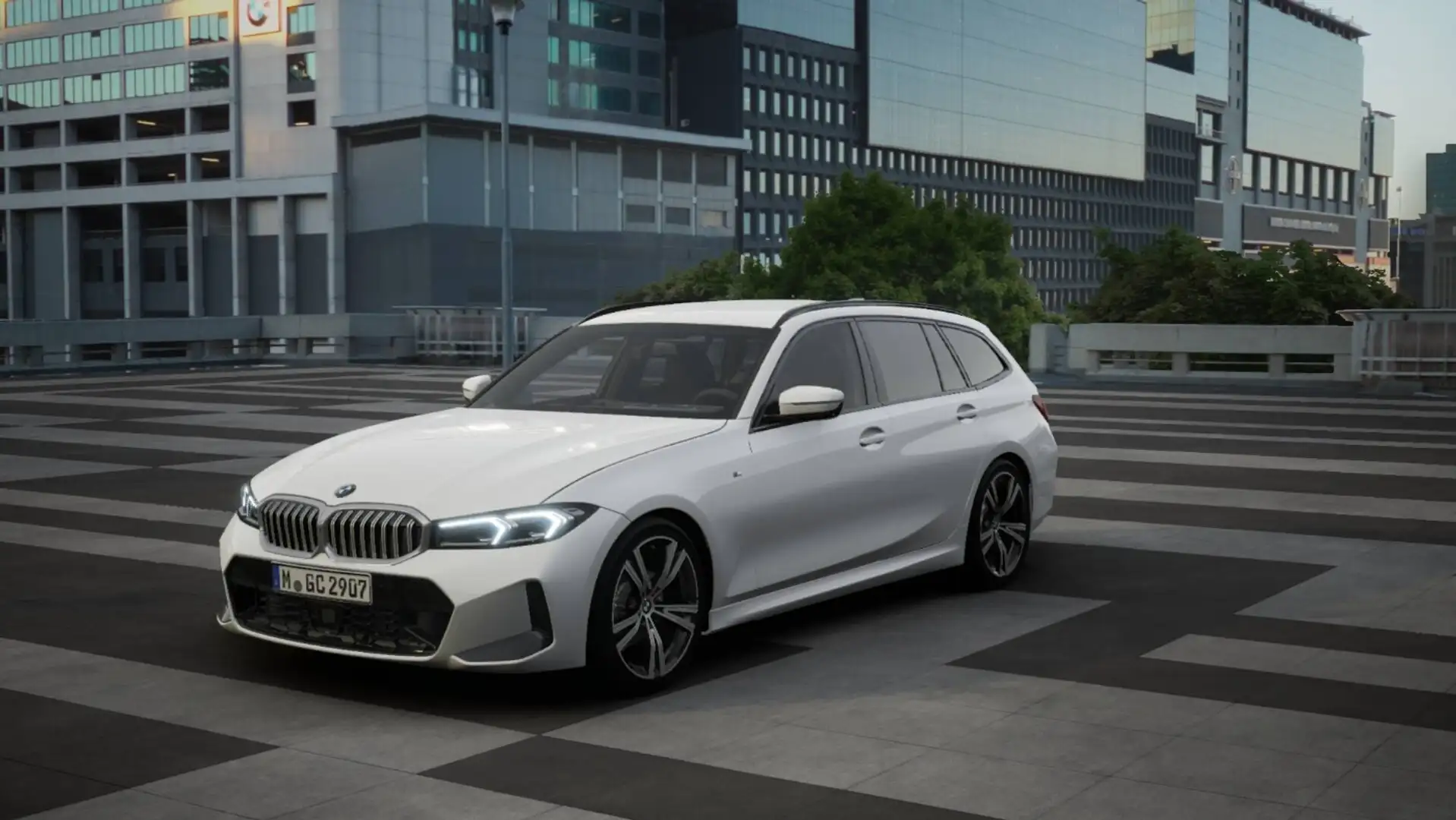 BMW 330 i xDrive Touring ///M-Sport SpurAss ACC 8-fach Bianco - 1
