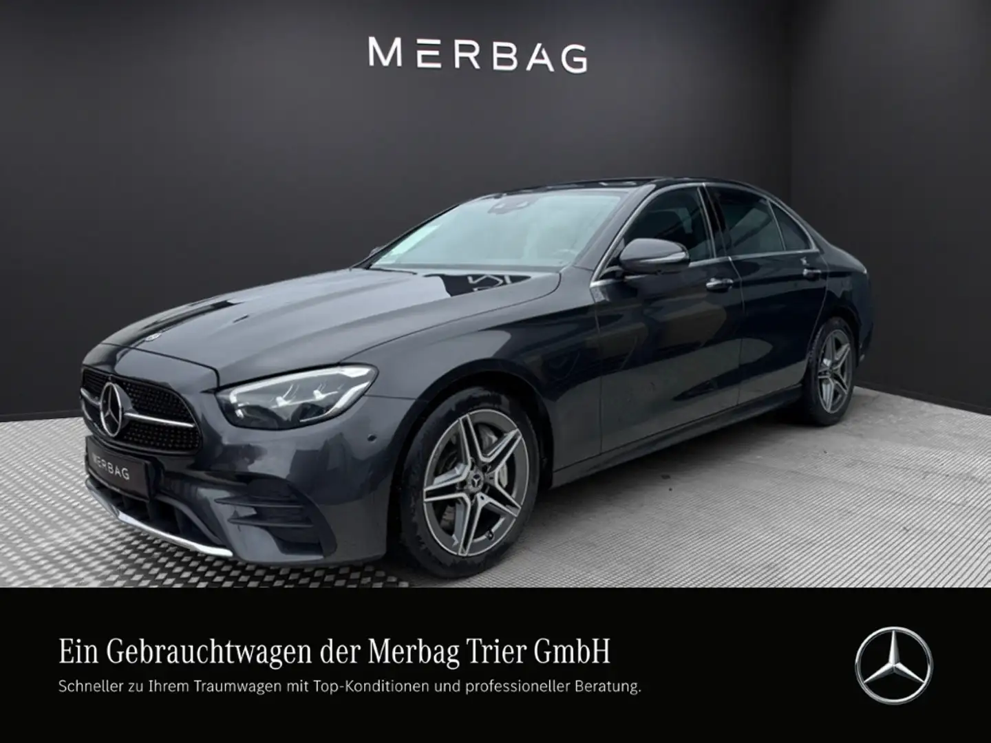 Mercedes-Benz E 400 d 4M *AMG Head-Up Memory 360° Standheizung Grau - 1