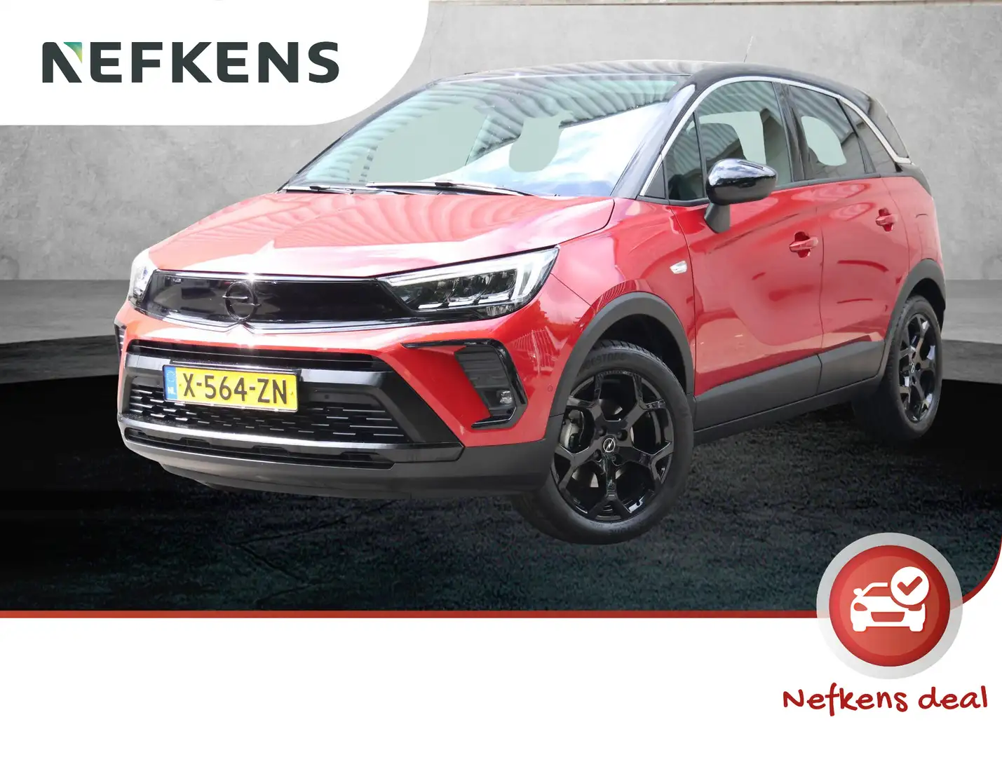Opel Crossland 130pk Turbo Elegance | Automaat | Achteruitrijcame Rood - 1