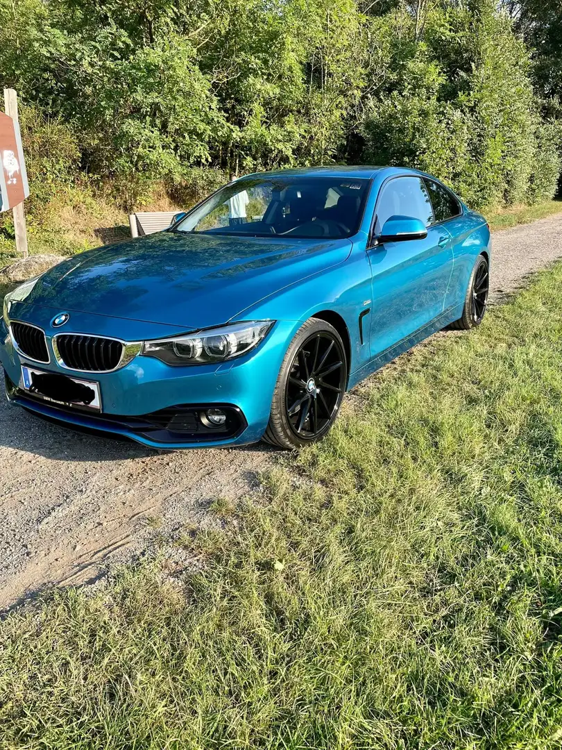BMW 430 430i Coupe Sport Line Aut. Blau - 1
