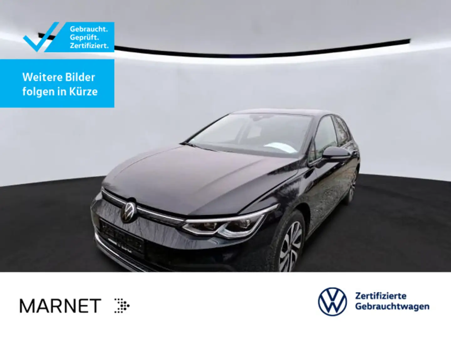Volkswagen Golf VIII 1.5 TSI Active*Navi*Kamera*StHzg*IQ-Dr Schwarz - 1