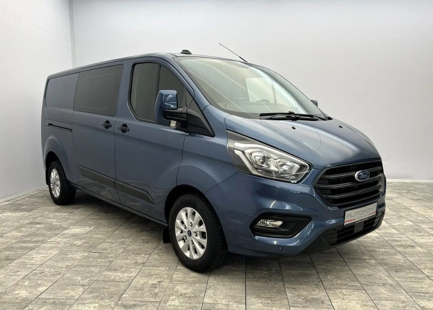 Ford Transit Ford Transit Custom L2 6-Sitze°Garantie 07.2027 Blau - 2
