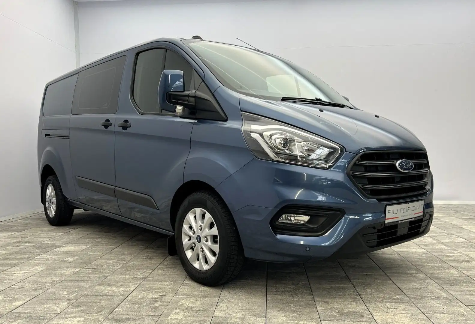 Ford Transit Ford Transit Custom L2 6-Sitze°Garantie 07.2027 Blau - 1