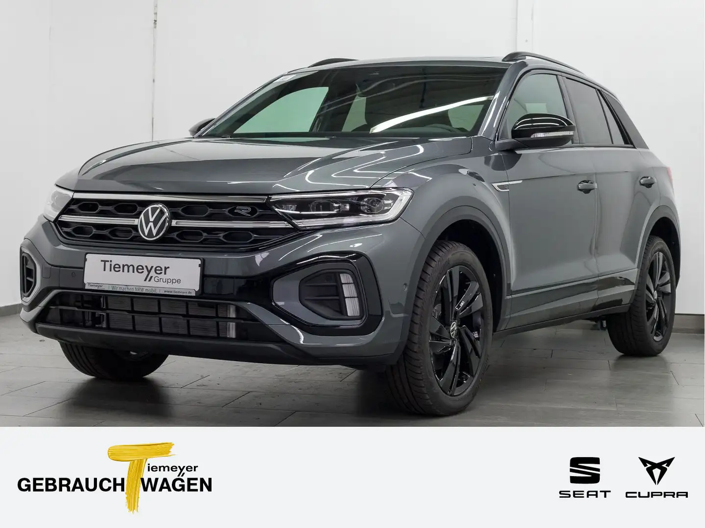 Volkswagen T-Roc 2.0 TDI DSG R-LINE UPE56 LEDER PANO AHK MA Gris - 1