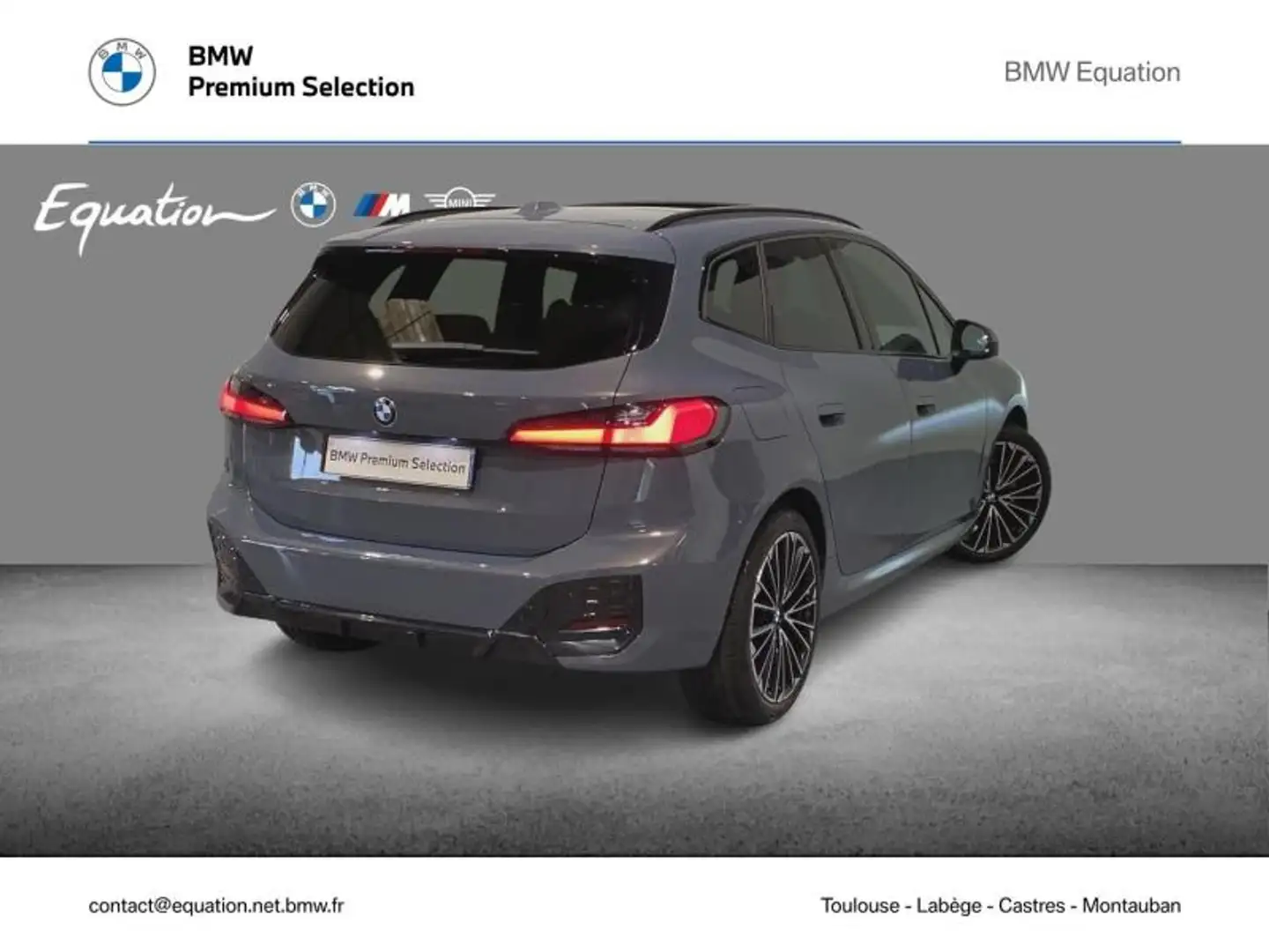 BMW 218 218i 136ch M Sport DKG7 Gris - 2