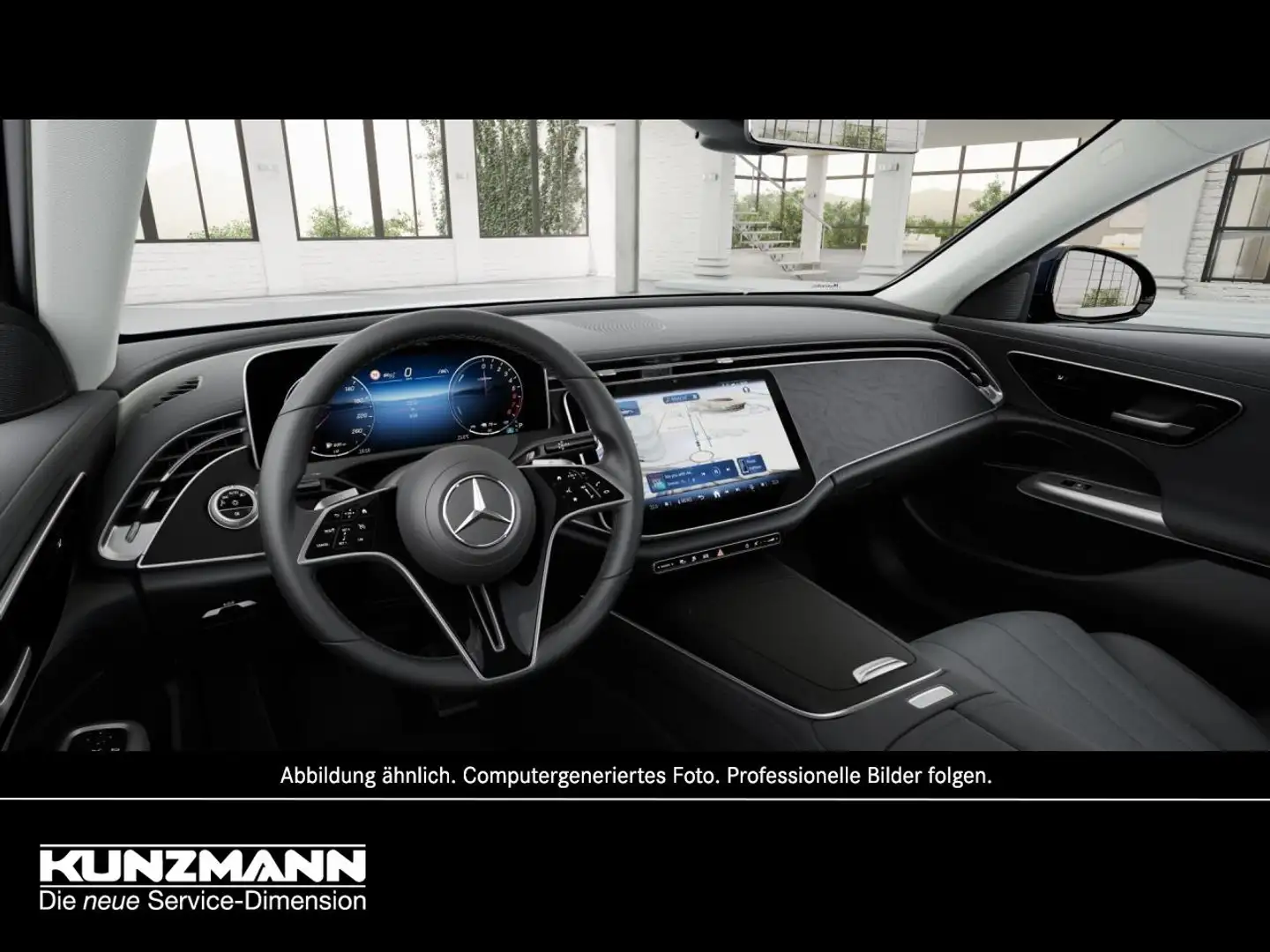 Mercedes-Benz E 300 e 4M Avantgarde Distronic HeadUp SHZ-Fond Blau - 2