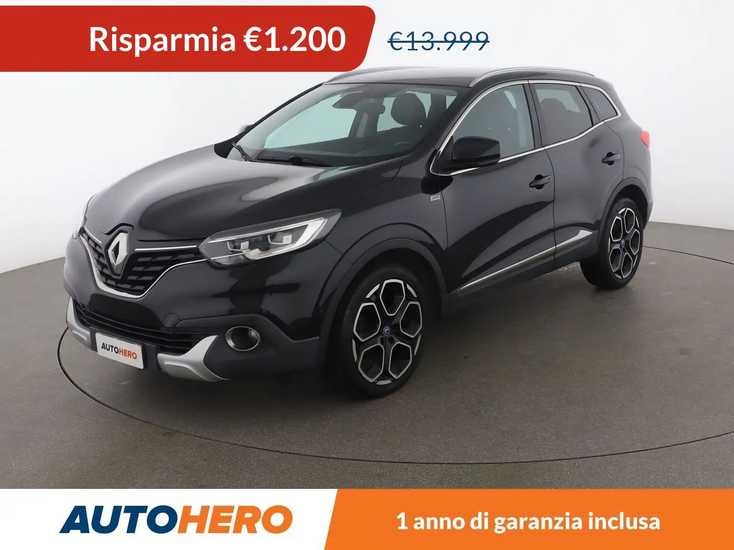Renault Kadjar 1.5 dCi Sport Edition 2 110 CV Чорний - 1