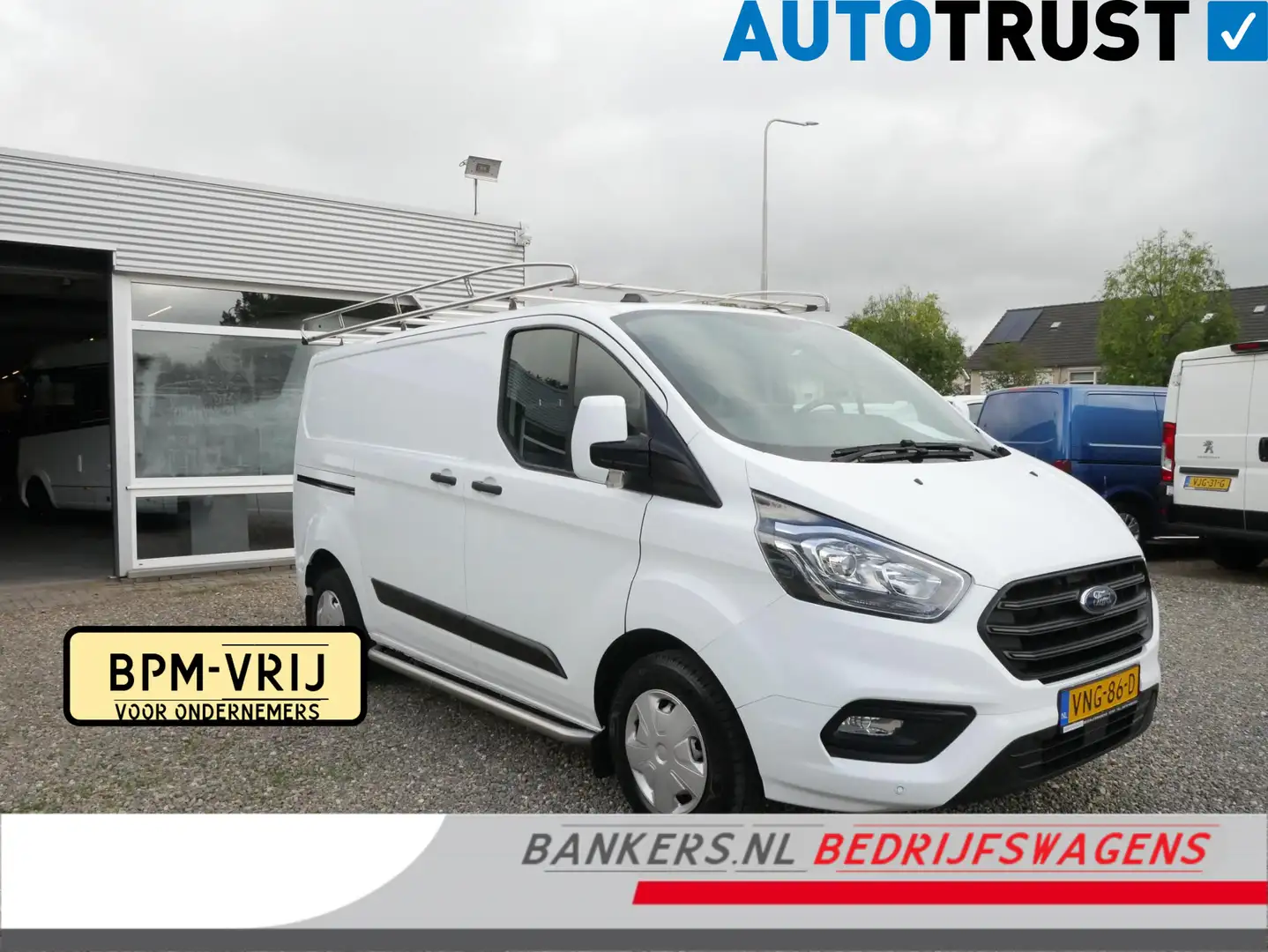 Ford Transit Custom 2.0 TDCI 130PK, L1H1, Airco Wit - 1