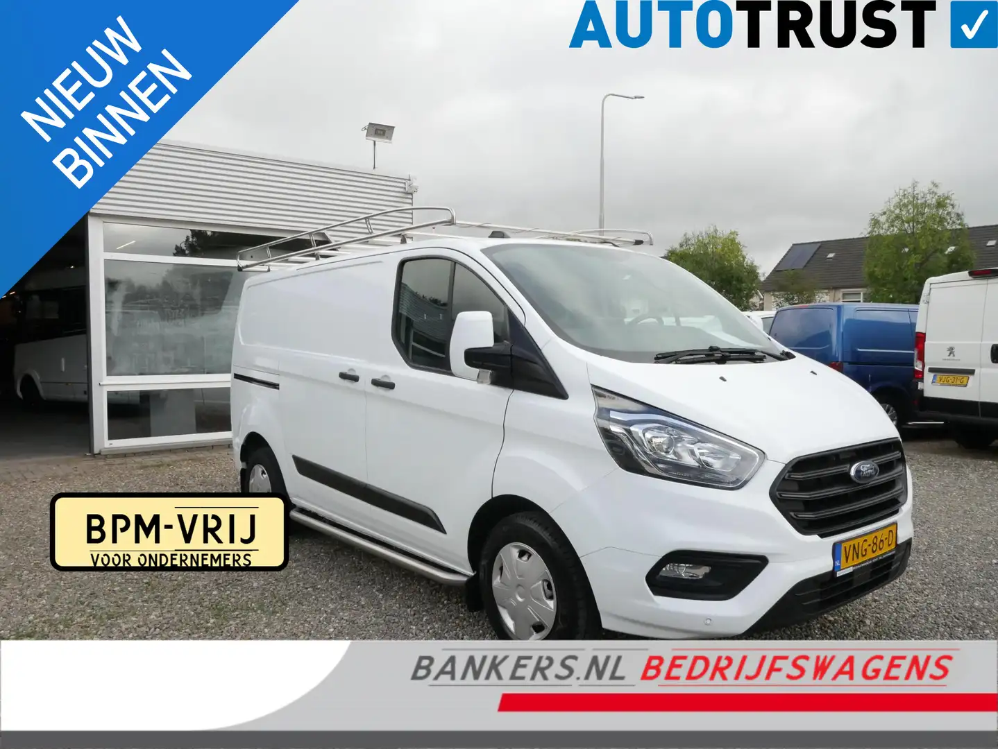 Ford Transit Custom 2.0 TDCI 130PK, L1H1, Airco Wit - 1