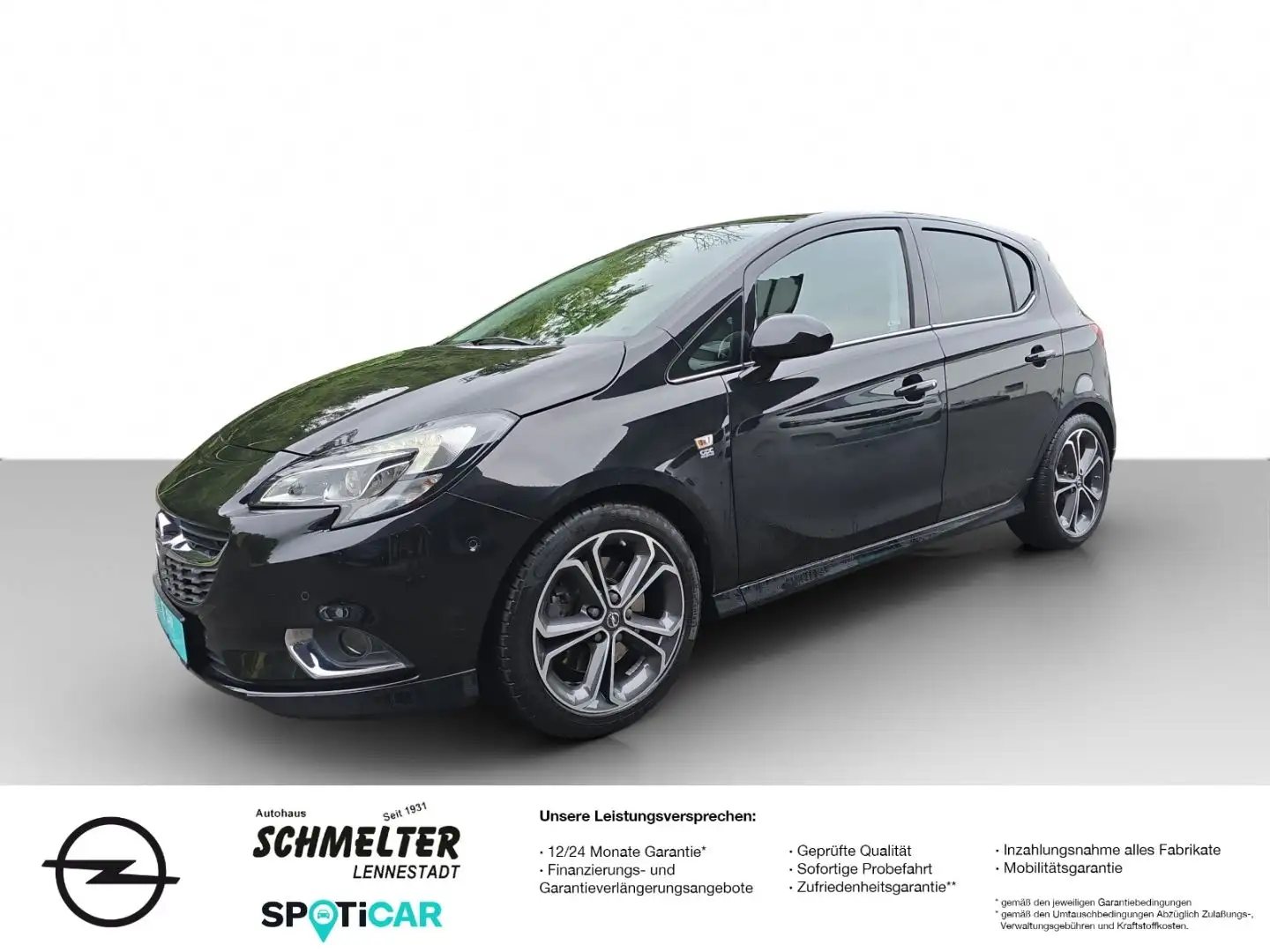 Opel Corsa E Innovation 150 PS OPC Line Navi usw. Noir - 1