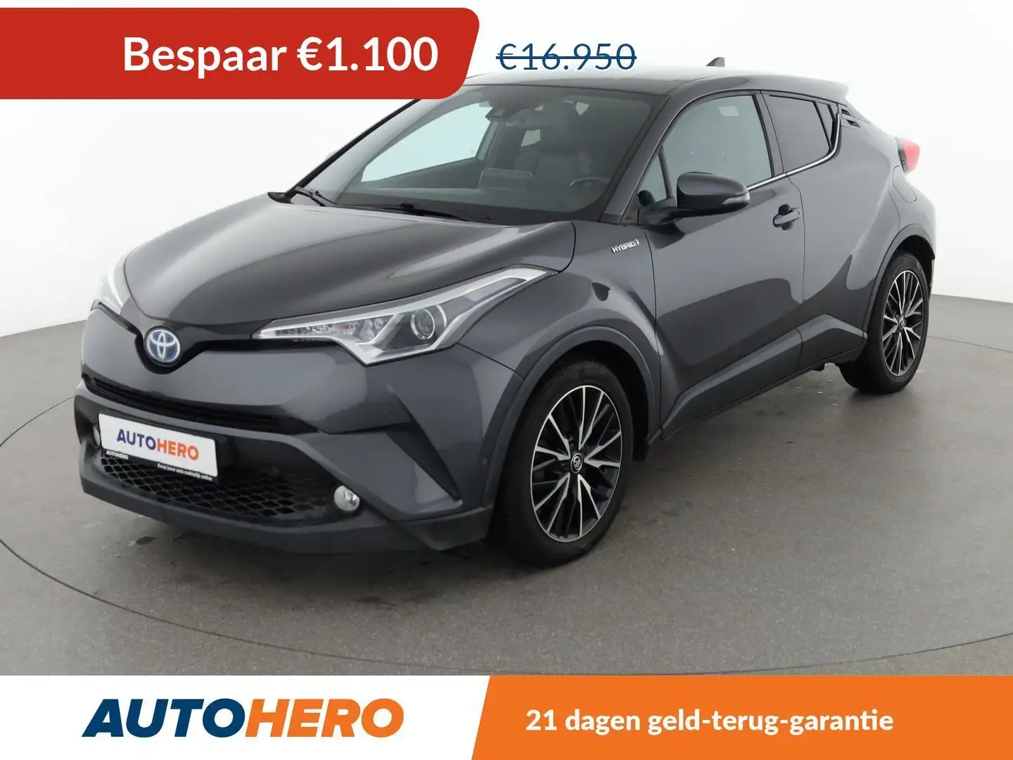 Toyota C-HR 1.8 Hybrid Lounge Grijs - 1