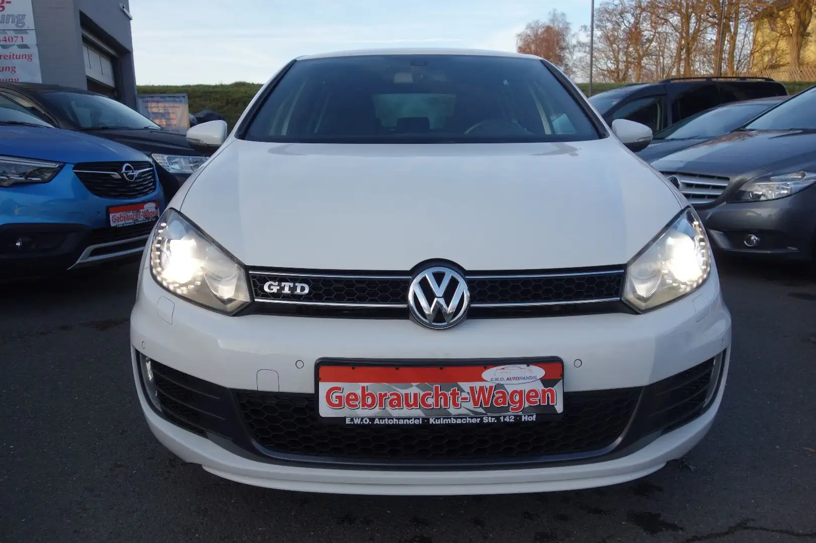 Volkswagen Golf VI GTD Automatik-Navi Blanc - 2