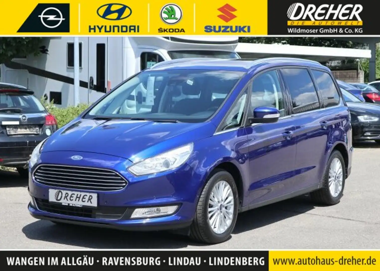 Ford Galaxy Galaxy 1.5 EcoBoost Titanium Sitzhzg/7Sitzer/Nav Bleu - 1