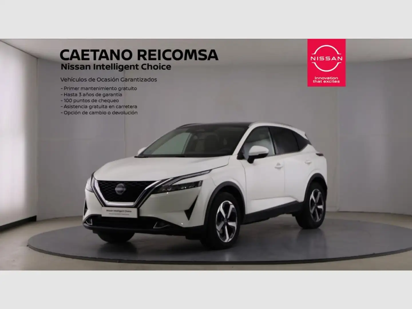 Nissan Qashqai DIG-T 116kW Xtronic N-Connecta Blanco - 1