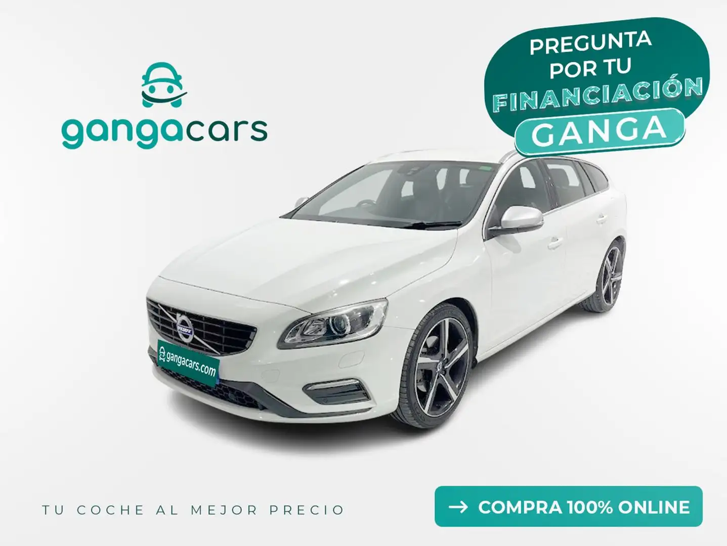 Volvo V60 D3 Kinetic 150 Blanco - 1
