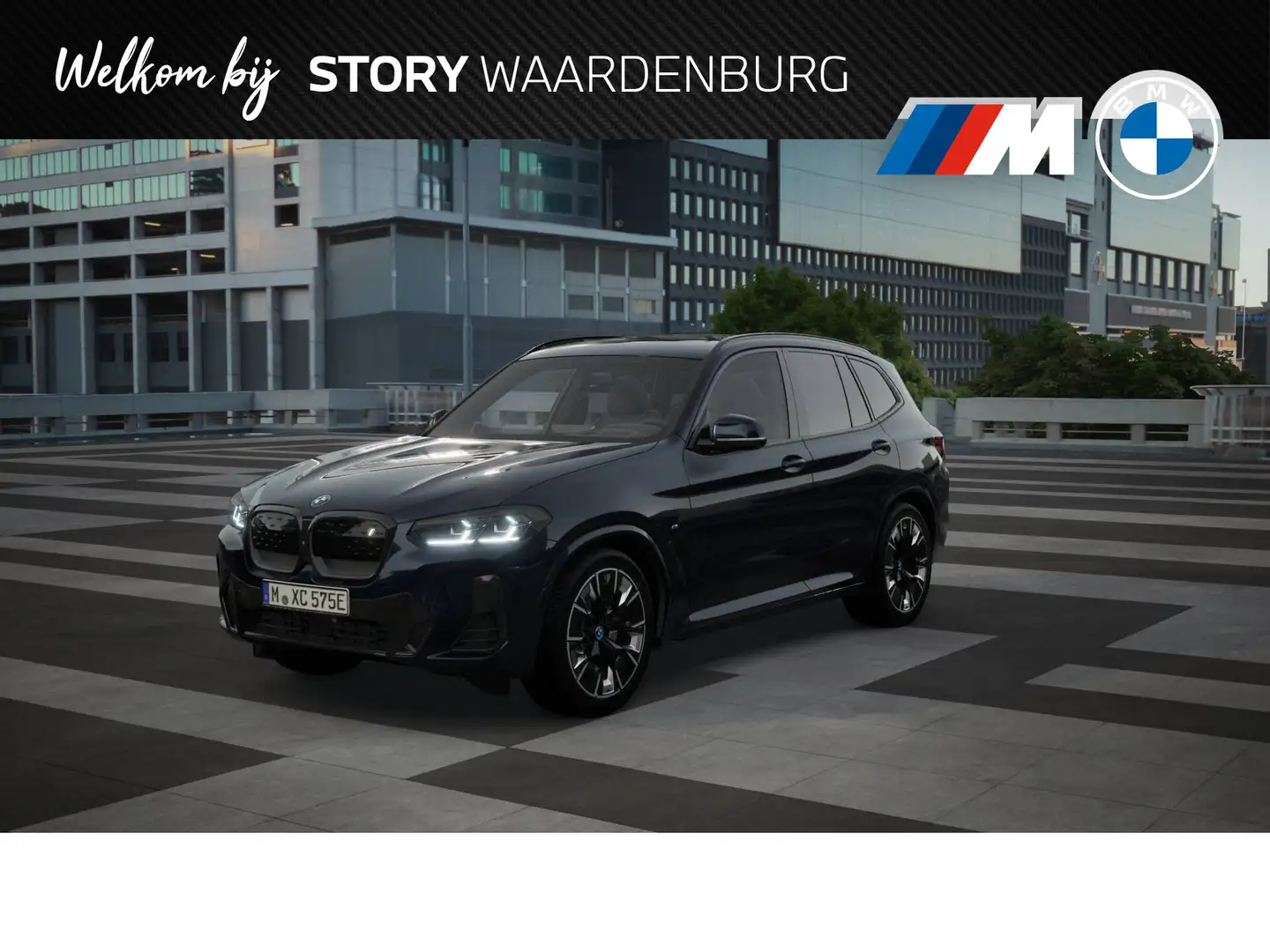 BMW iX3 High Executive 80 kWh / Trekhaak / Sportstoelen / Zwart - 1
