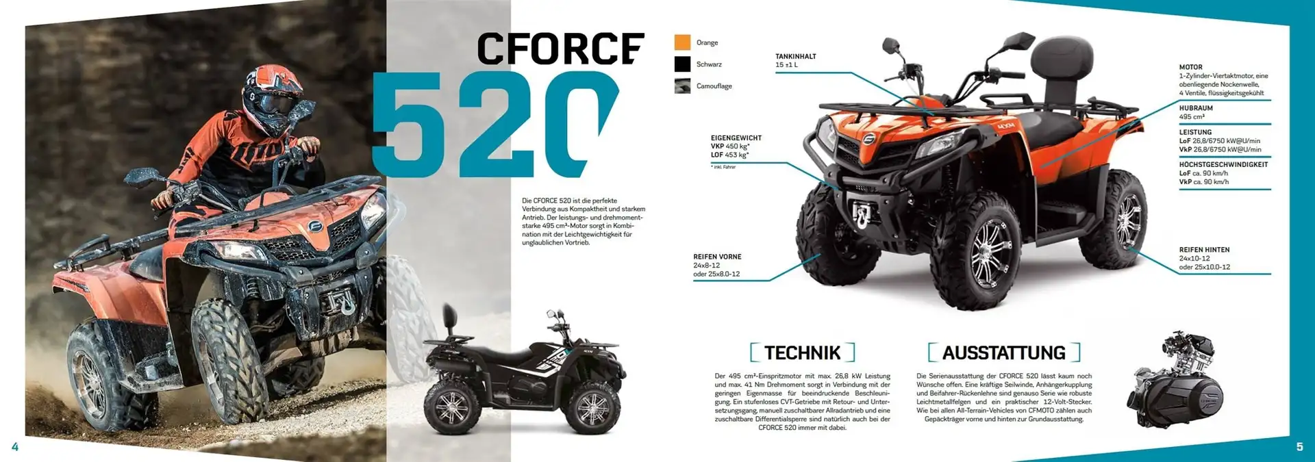 CF Moto CForce 520 Schwarz - 2