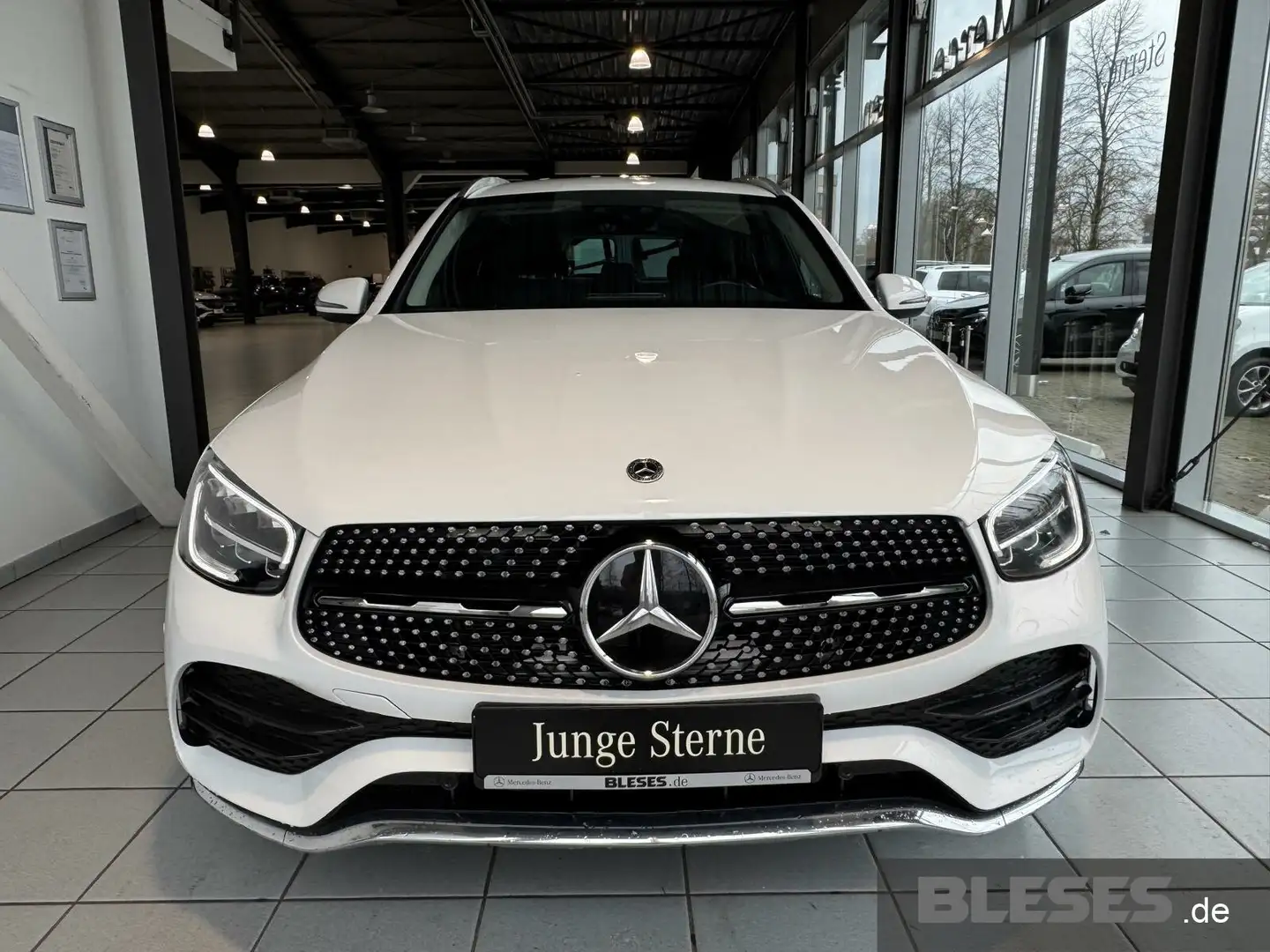 Mercedes-Benz GLC 400 GLC 400 d 4M AMG+MBUX+AHK+LED+Kamera+StHz+Distroni Weiß - 2