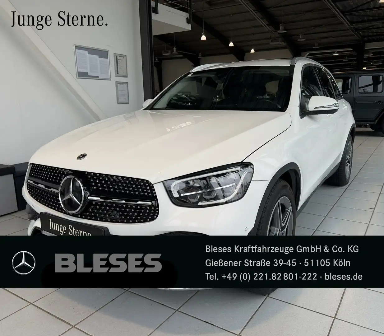 Mercedes-Benz GLC 400 GLC 400 d 4M AMG+MBUX+AHK+LED+Kamera+StHz+Distroni Weiß - 1