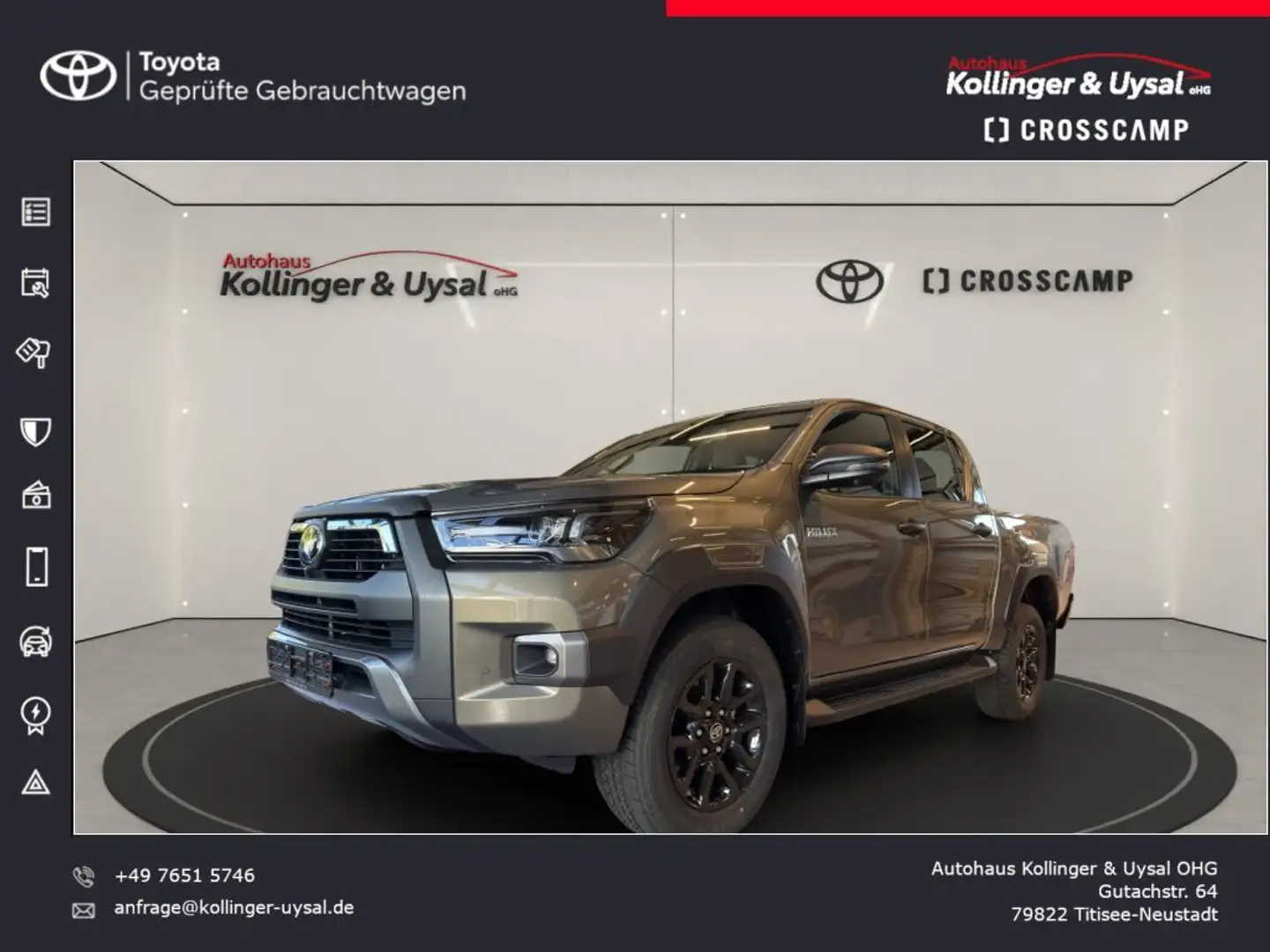 Toyota Hilux 4x4 Double Cab MHEV Invincible | 360° ... Auriu - 1