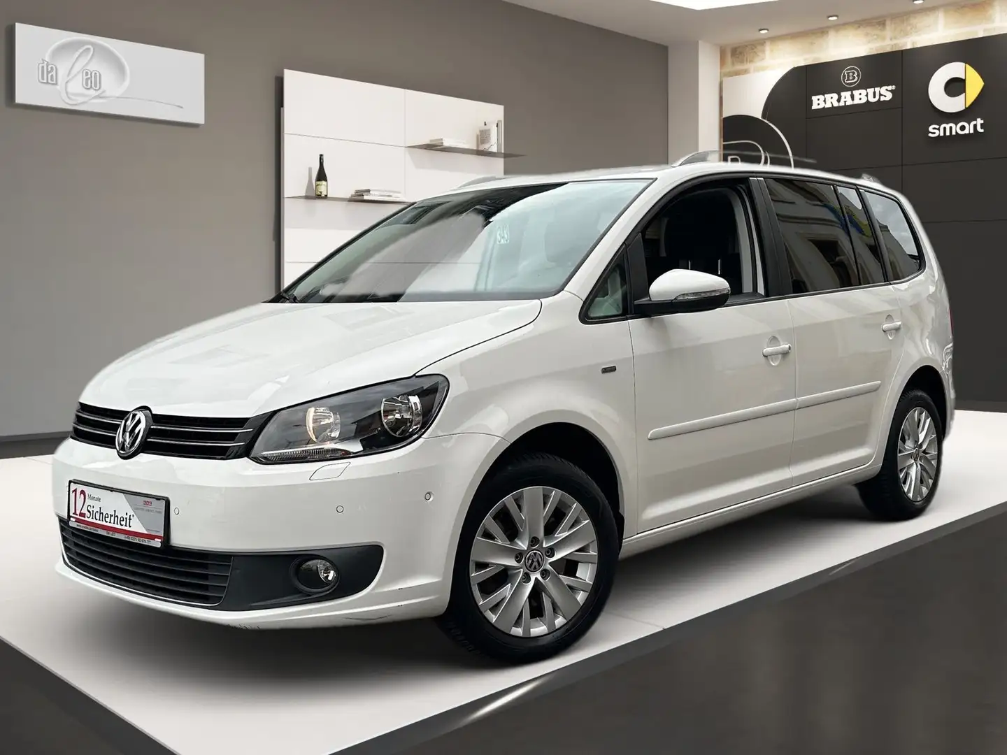 Volkswagen Touran Life EcoFuel Schiebedach Sitzheizung Navi Weiß - 1
