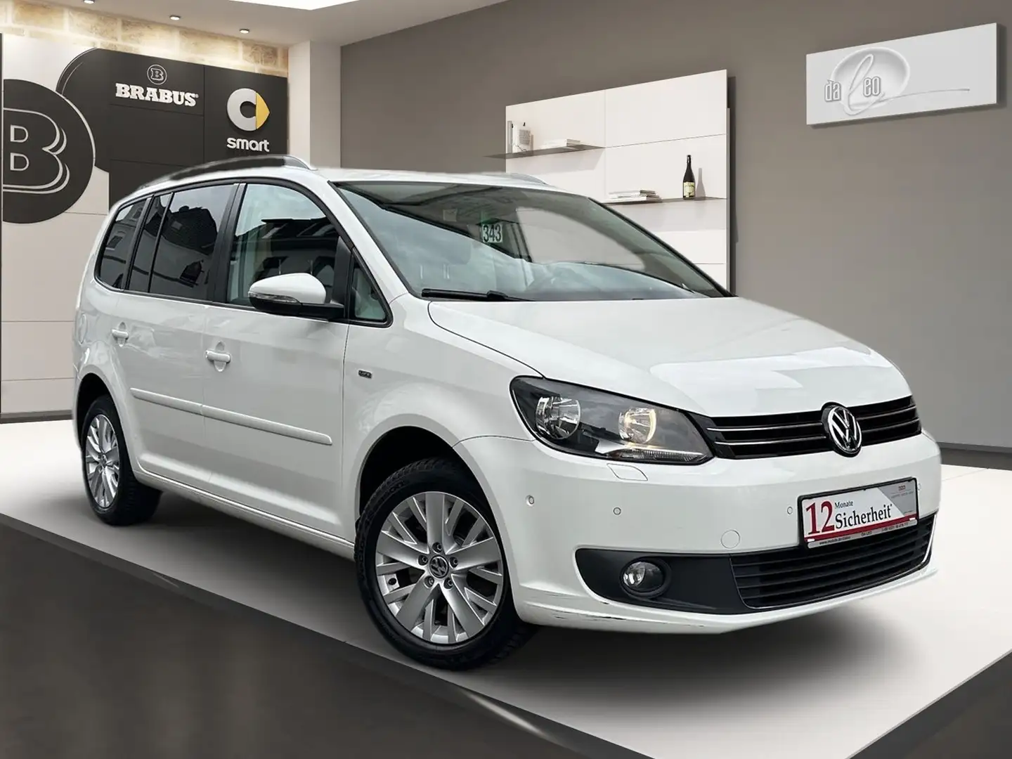 Volkswagen Touran Life EcoFuel Schiebedach Sitzheizung Navi Weiß - 2