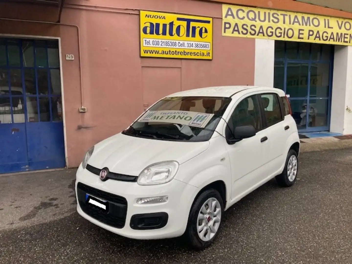 Fiat Panda 0.9 TwinAir Turbo Natural Power Easy Blanc - 1
