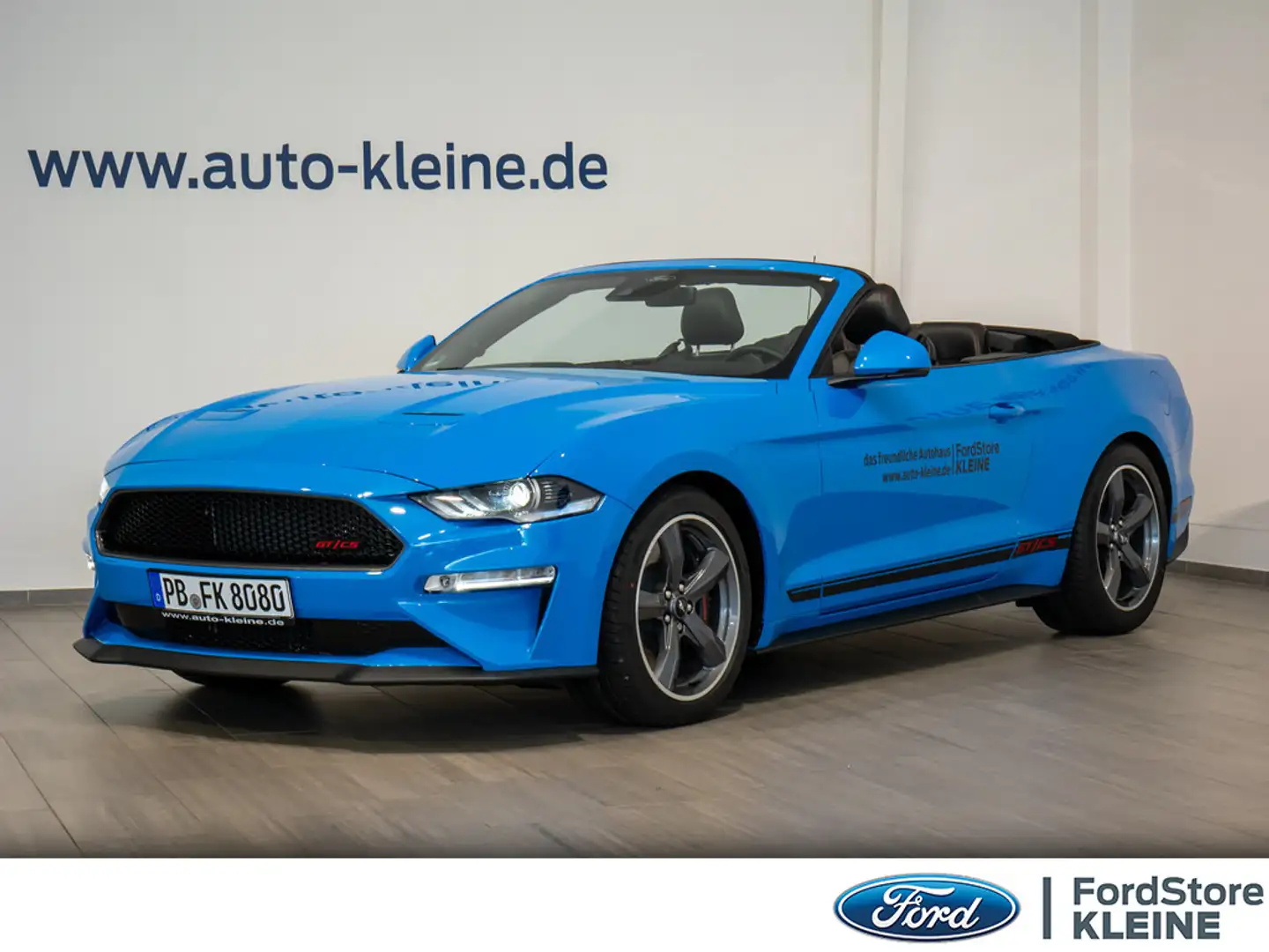 Ford Mustang 5.0 GT California Special +ACC+LED+NA Bleu - 1