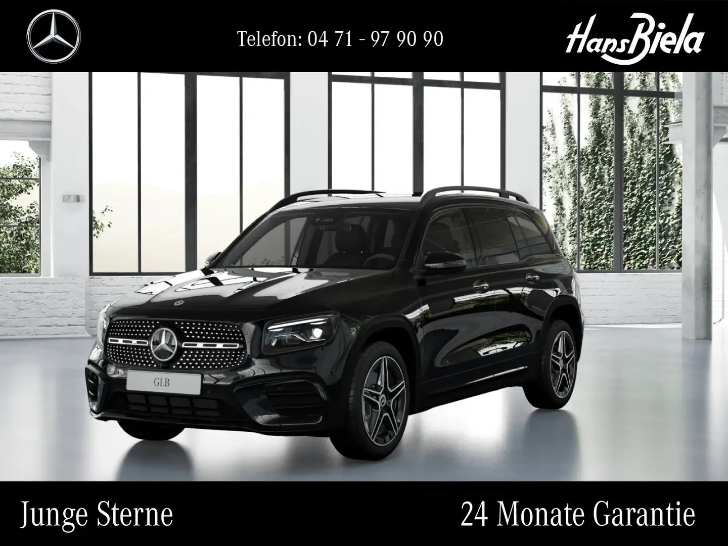 Mercedes-Benz GLB 200 GLB 200 d 4M AMG/Adv+/Night/Sound/Multi/360°/AHK Schwarz - 1