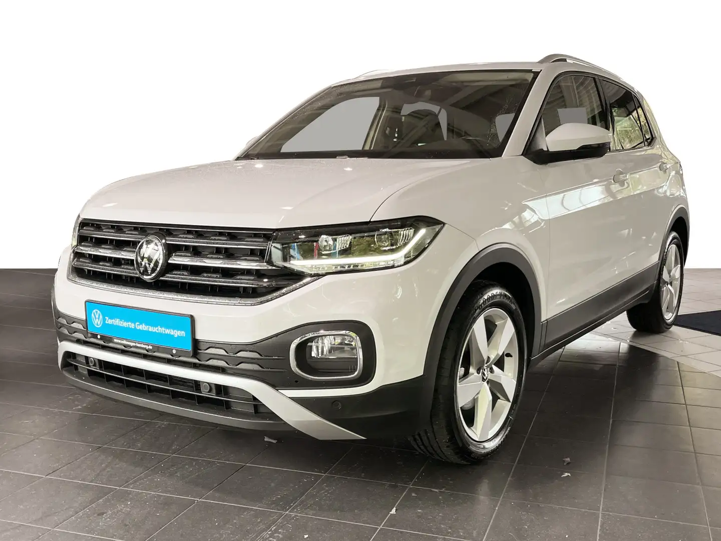 Volkswagen T-Cross 1.0 TSI DSG Highlinde  Rear View Navi Weiß - 2