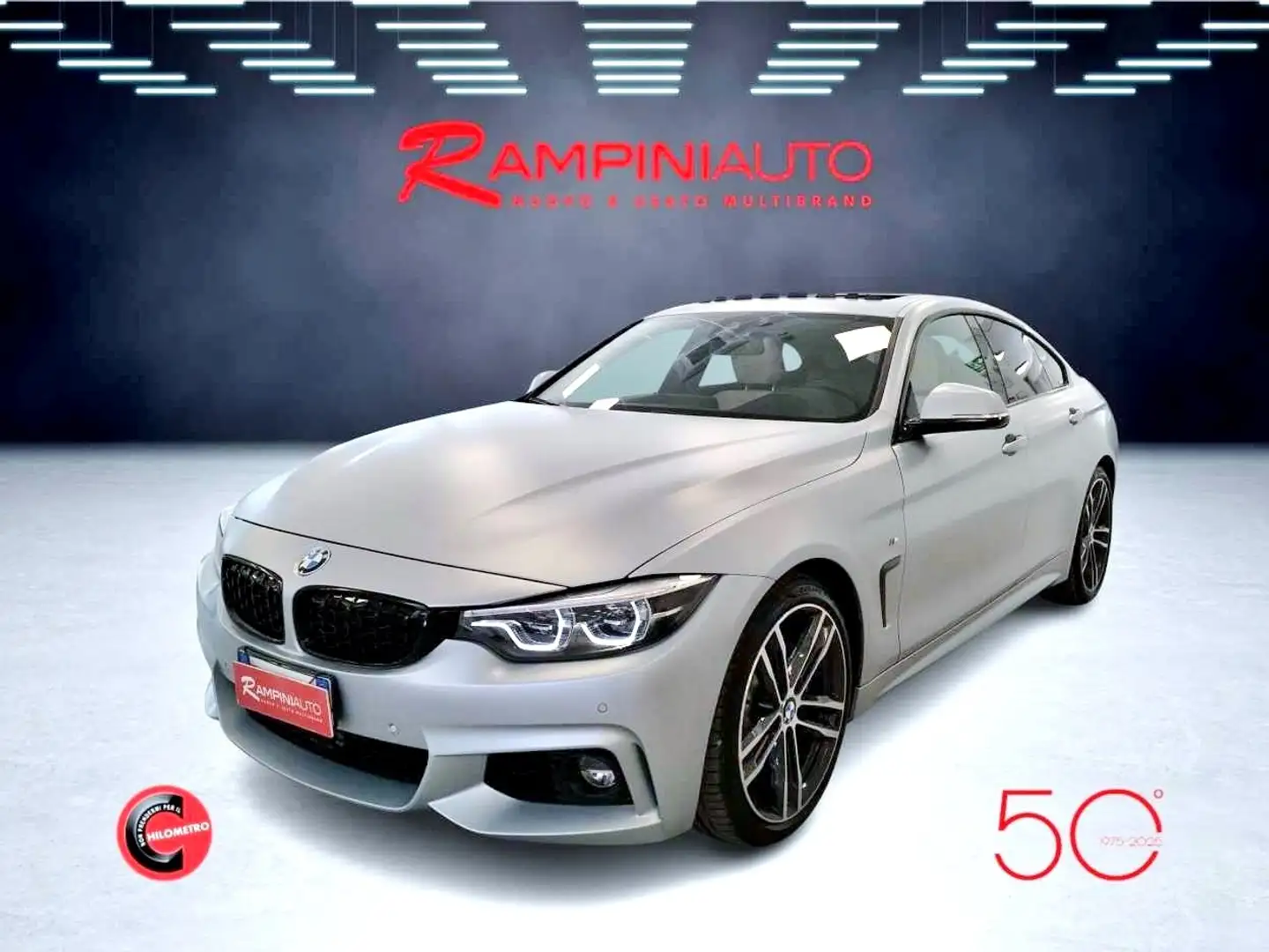 BMW 430 d Gran Coupe Msport 258 Cv Automatica km 72.000 Grigio - 2